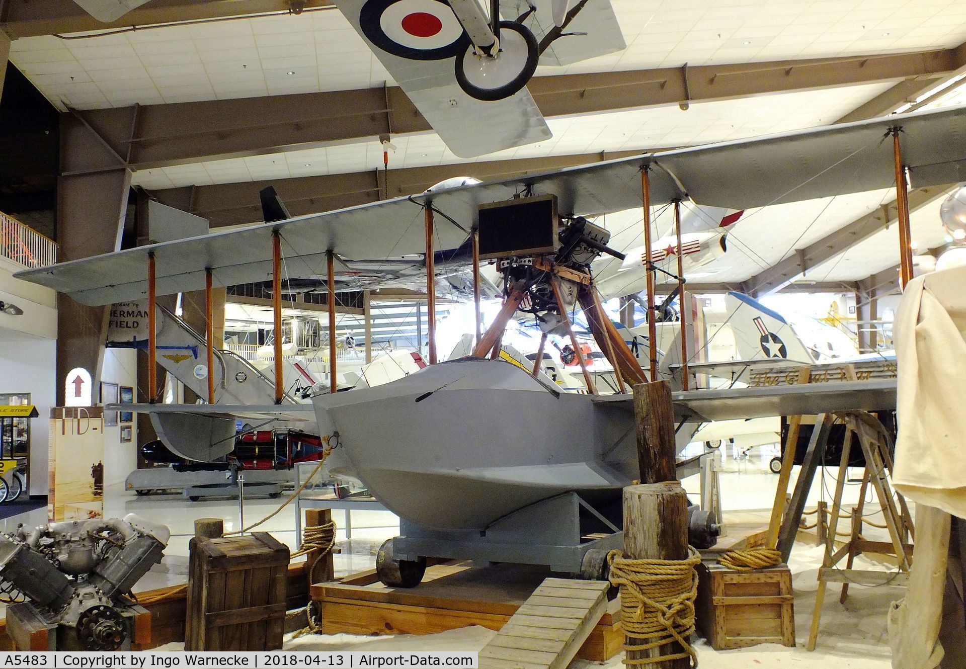 A5483, 1918 Curtiss MF-Boat C/N Not found A5483, Curtiss MF-Boat at the NMNA, Pensacola