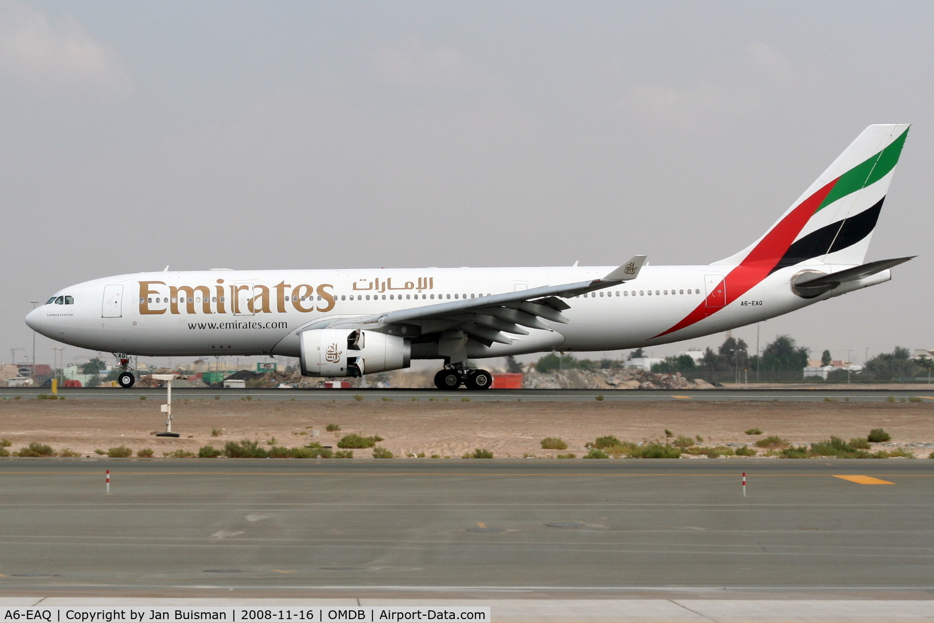 A6-EAQ, 2003 Airbus A330-243 C/N 518, Emirates
