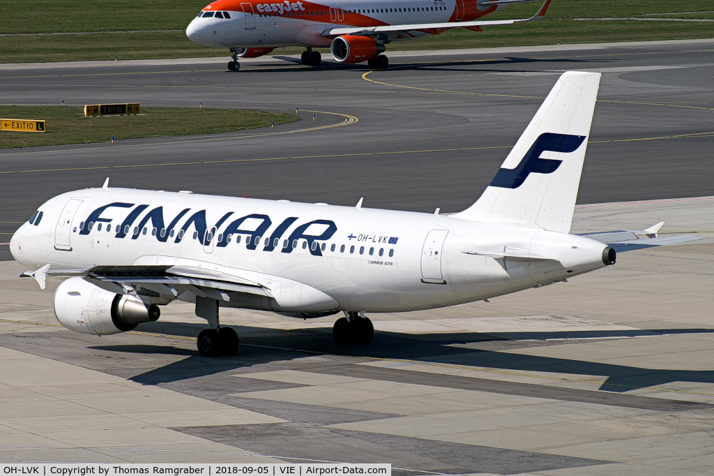 OH-LVK, 2004 Airbus A319-112 C/N 2124, Finnair Airbus A319