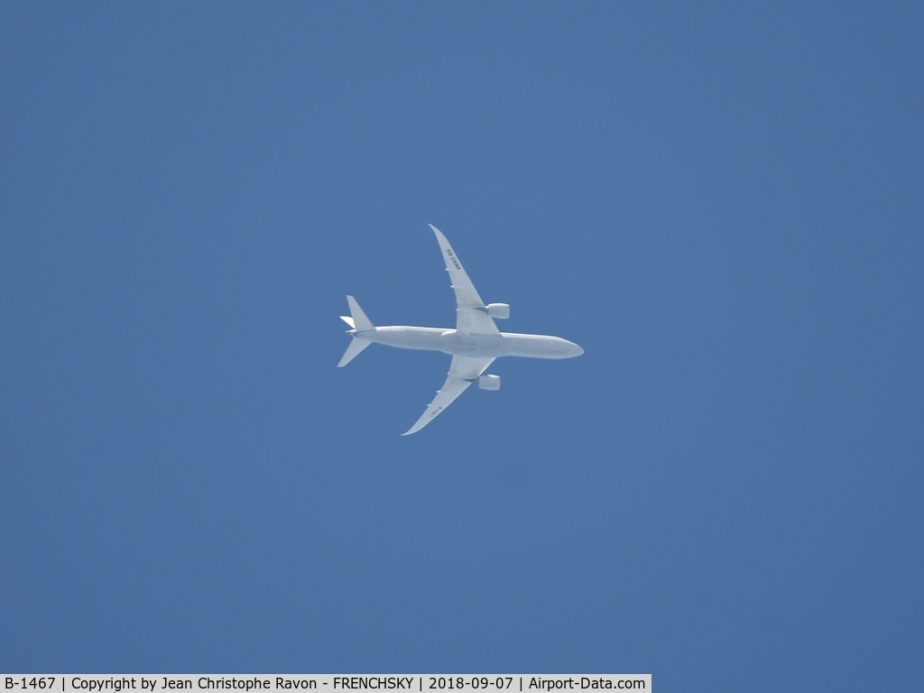 B-1467, 2017 Boeing 787-9 Dreamliner Dreamliner C/N 34315, CA908 flight level 320, Madrid to Pékin