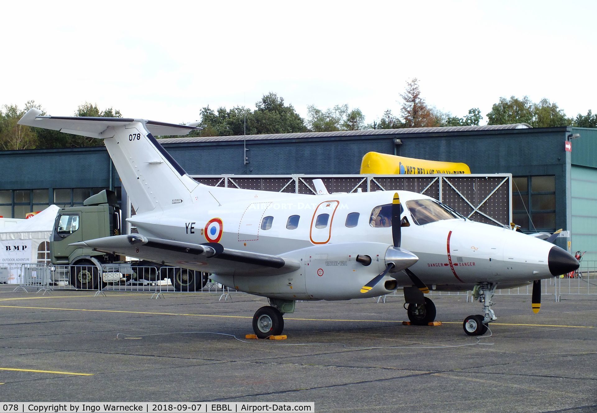 078, Embraer EMB-121AA Xingu C/N 121078, EMBRAER EMB-121AA Xingu of the AdlA at the 2018 BAFD spotters day, Kleine Brogel airbase