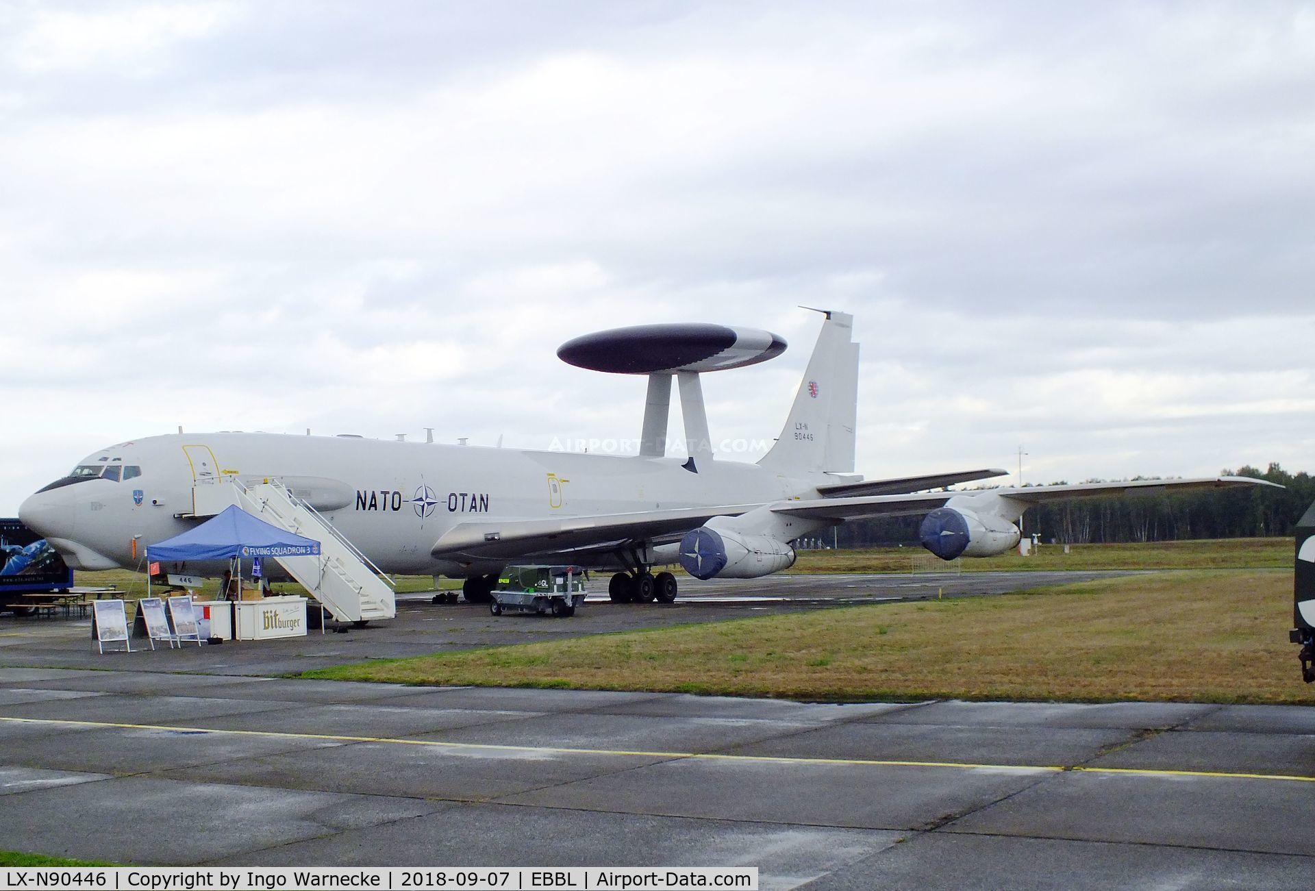 LX-N90446, 1982 Boeing E-3A Sentry C/N 22841, Boeing E-3A Sentry of the NAEW&C E-3A Component at the 2018 BAFD spotters day, Kleine Brogel airbase
