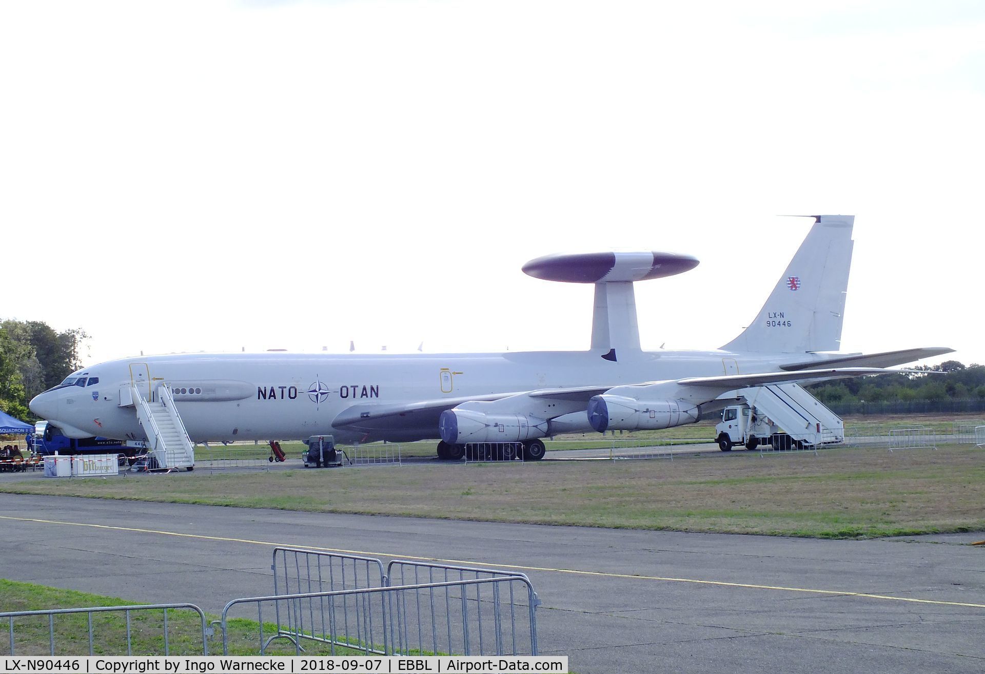LX-N90446, 1982 Boeing E-3A Sentry C/N 22841, Boeing E-3A Sentry of the NAEW&C E-3A Component at the 2018 BAFD spotters day, Kleine Brogel airbase