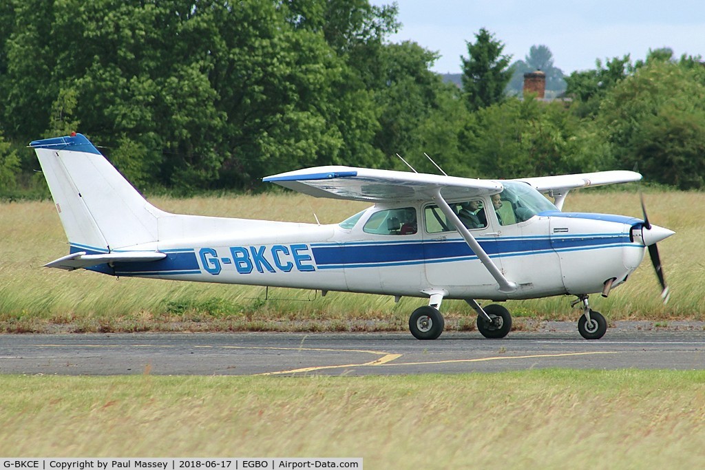 G-BKCE, 1982 Reims F172P Skyhawk C/N 2135, Project Propeller Day. Ex:-N9687R.