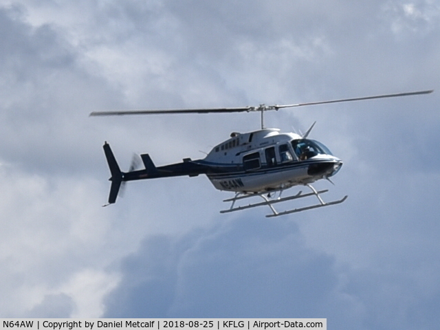 N64AW, 2004 Bell 206L-4 LongRanger IV LongRanger C/N 52298, Seeen landing at Flagstaff Pulliam Airport during Thunder over Flagstaff Airport Open House & Car Display