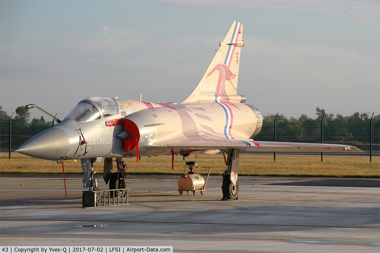 43, Dassault Mirage 2000-5F C/N 43, Dassault Mirage 2000-5F, Flight line, St Dizier-Robinson Air Base 113 (LFSI) Open day 2017