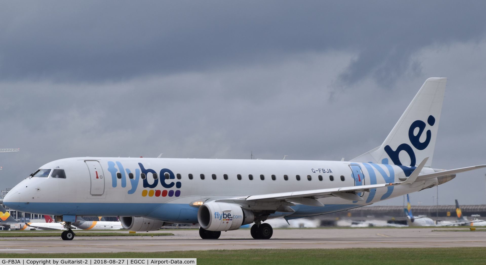 G-FBJA, 2011 Embraer 175STD (ERJ-170-200) C/N 17000326, At Manchester