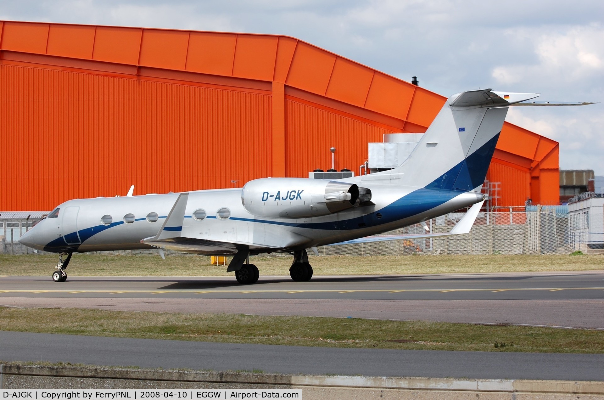 D-AJGK, Gulfstream Aerospace Gulfstream IV-SP C/N 1459, Windrose G4