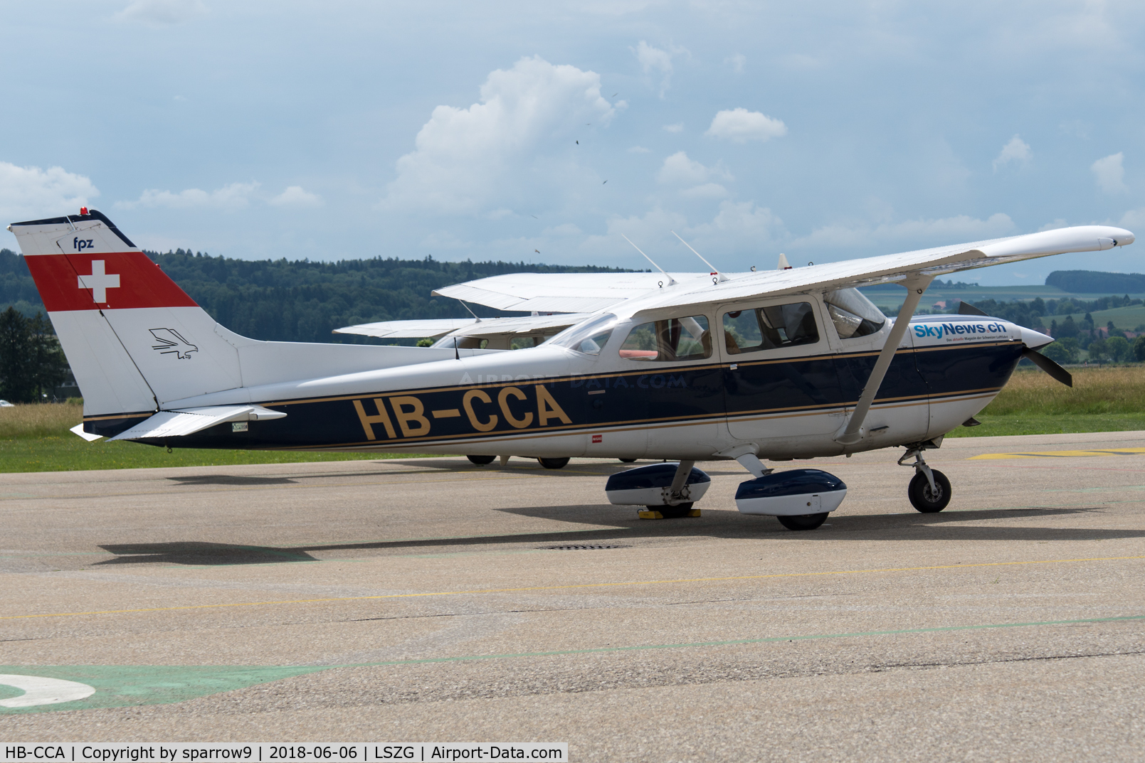HB-CCA, 1977 Reims FR172K Hawk XP C/N FR17200621, Again at Grenchen.