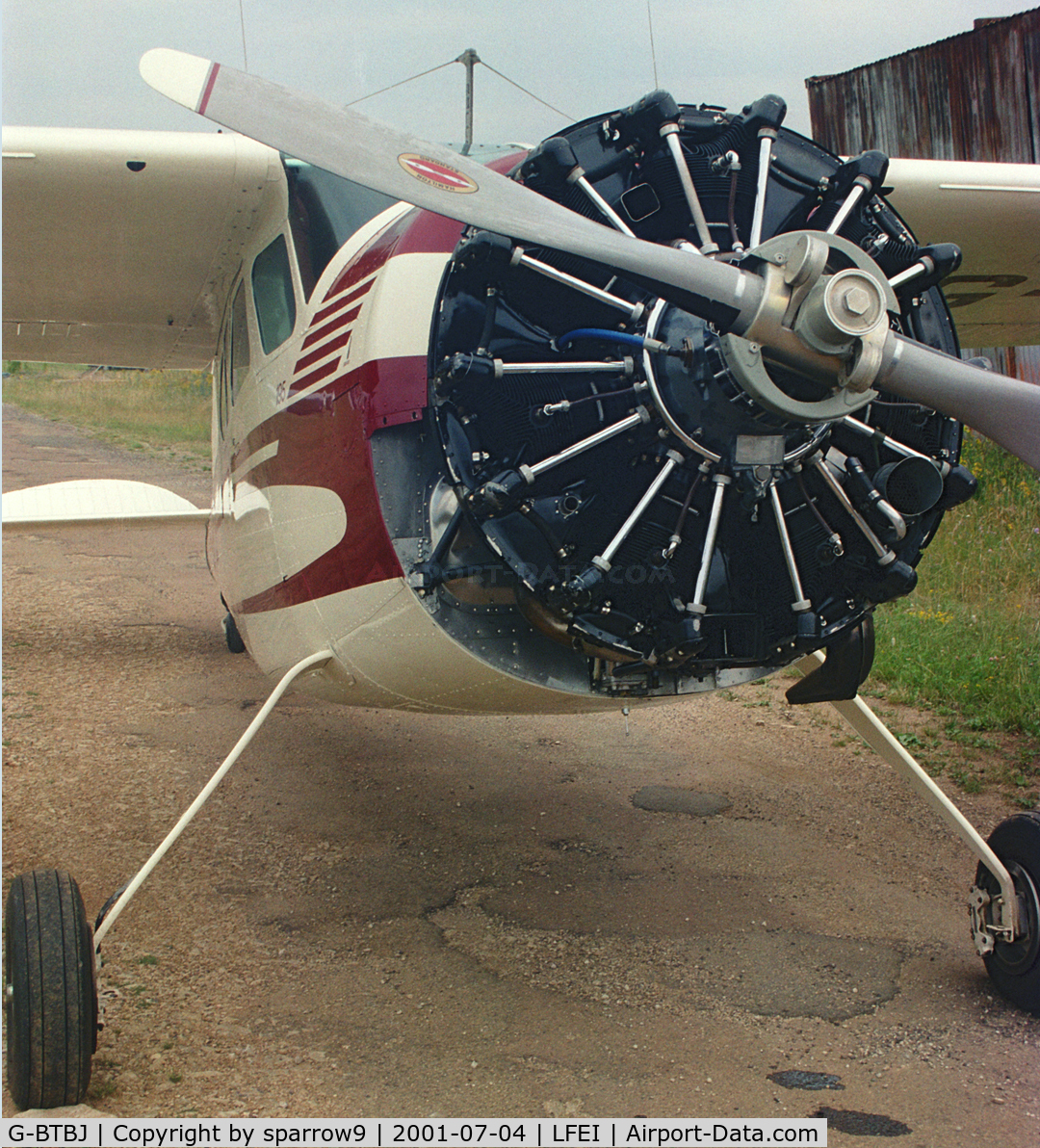 G-BTBJ, 1952 Cessna 190B C/N 16046, Engine-problems abroad?