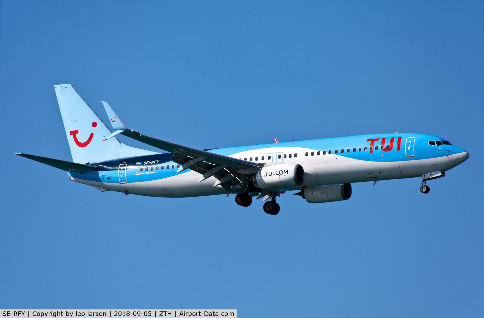 SE-RFY, 2014 Boeing 737-8K5 C/N 44272, Zakynthos 5.9.2018