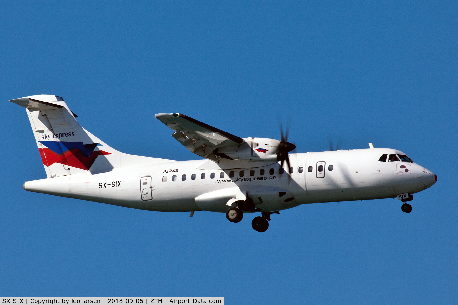SX-SIX, 1997 ATR 42-512 C/N 544, Zakynthos 5.9.2018