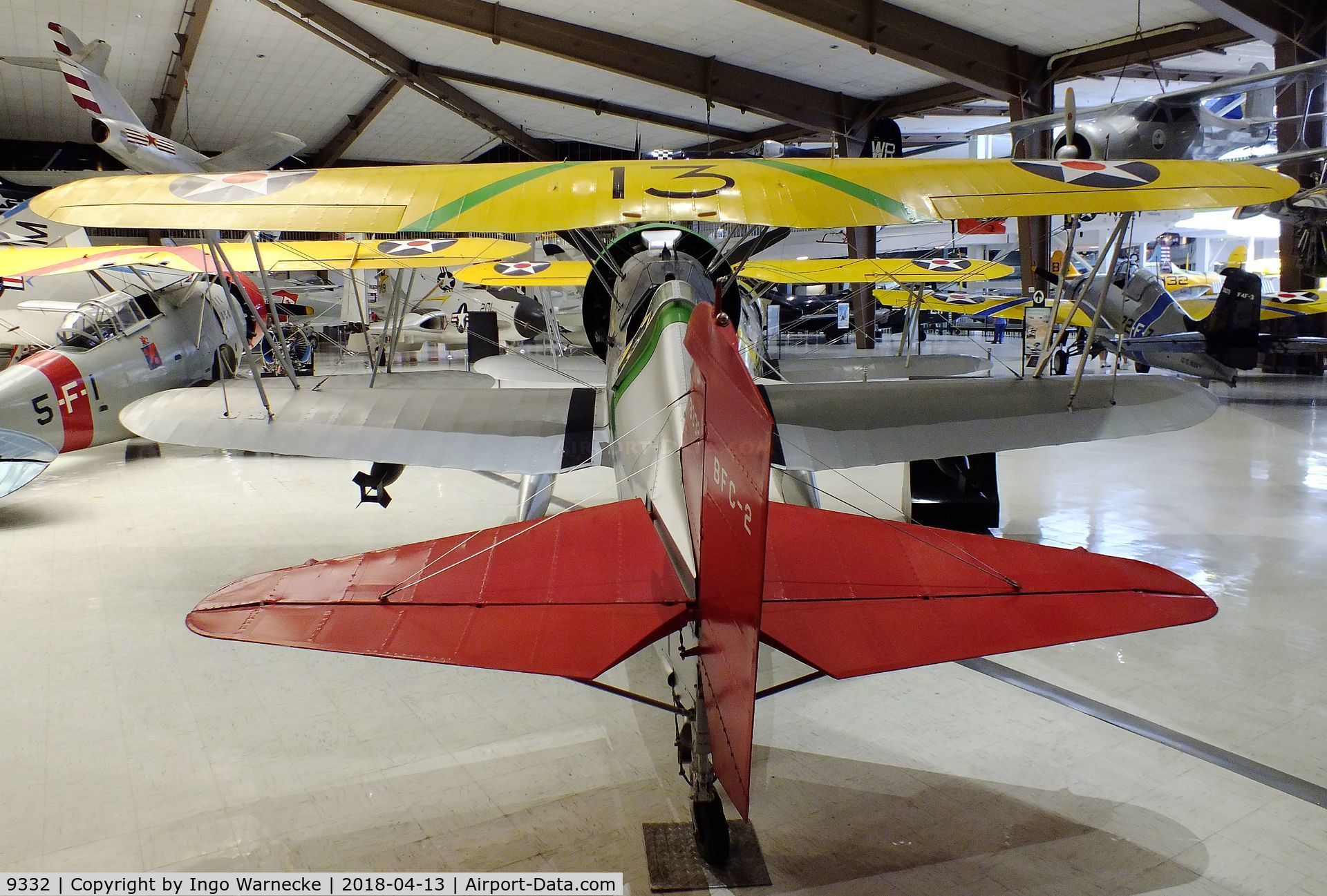 9332, 1937 Curtiss BFC-2 Goshawk C/N Not found 9332, Curtiss BFC-2 Goshawk at the NMNA, Pensacola FL