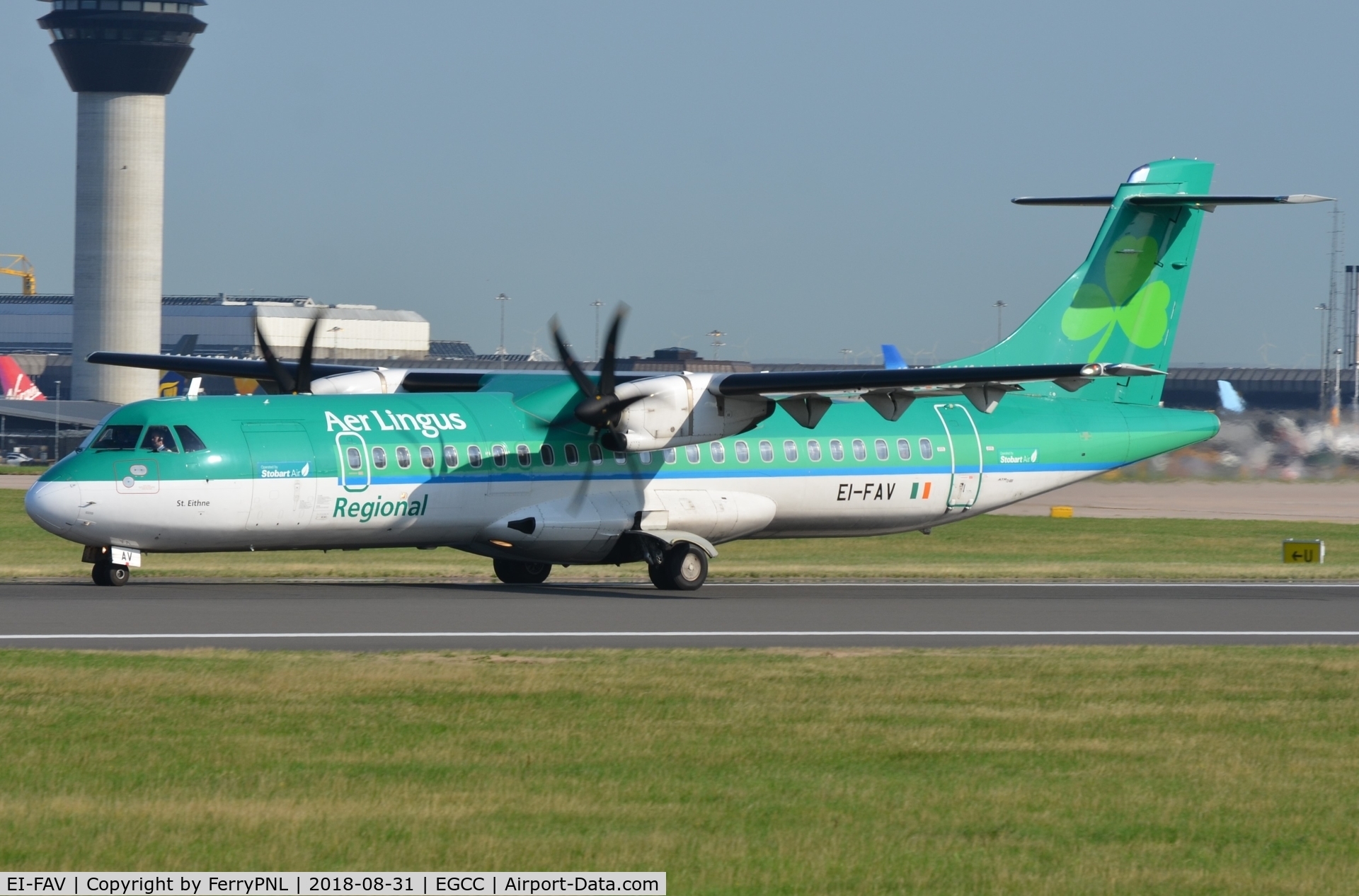 EI-FAV, 2013 ATR 72-600 (72-212A) C/N 1105, Aer Lingus ATR72 departing