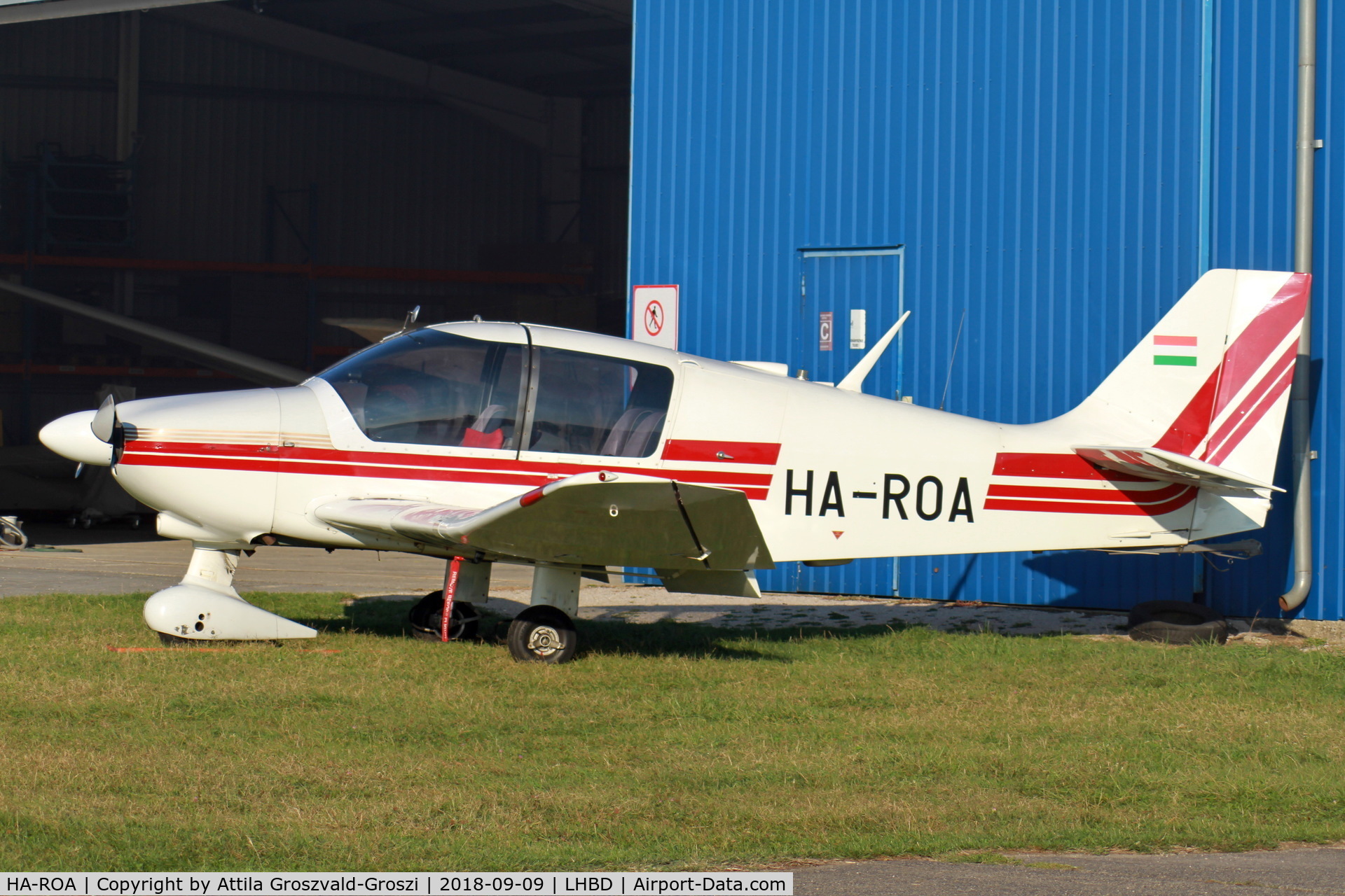 HA-ROA, Robin DR-400-180 Regent C/N 1301, LHBD - Ex Military Air Base, Börgönd Airport Airshow 2018