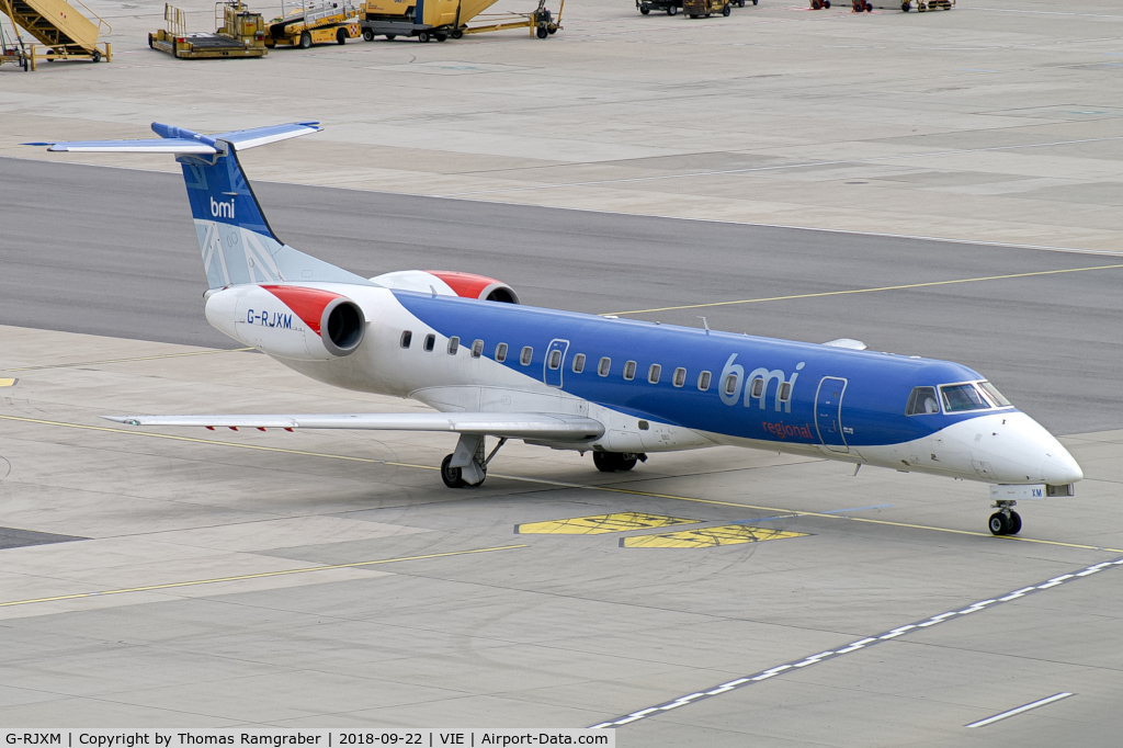 G-RJXM, 2000 Embraer ERJ-145MP (EMB-145MP) C/N 145216, bmi Regional Embraer 145