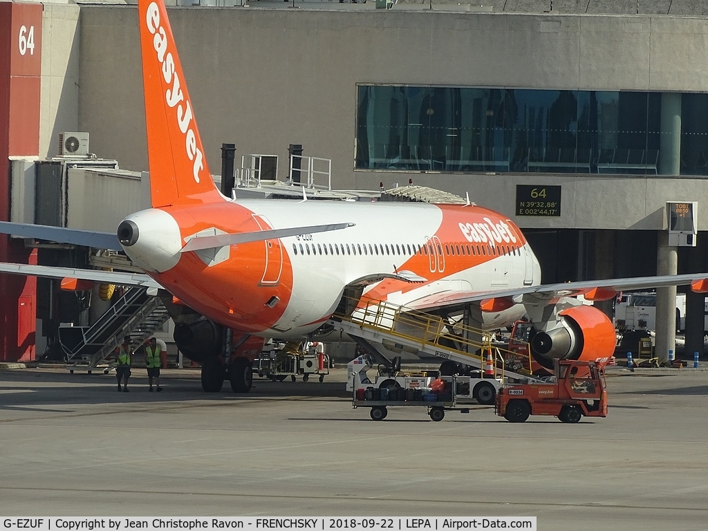 G-EZUF, 2011 Airbus A320-214 C/N 4676, Terminal C, gate 64, U22742 departure to Milan (MXP)