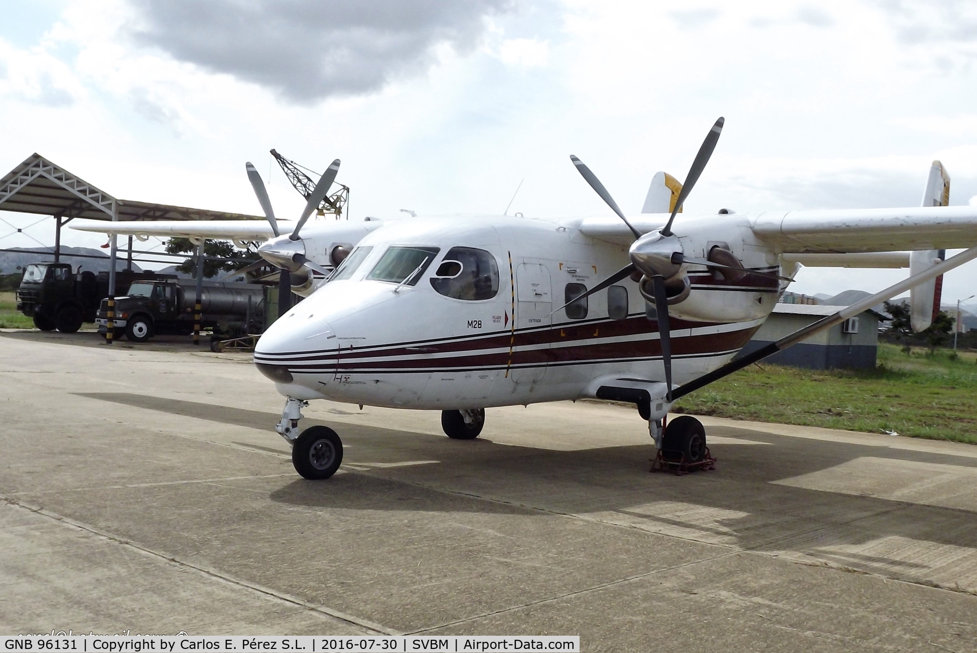 GNB 96131, PZL-Mielec PZL M28 Skytruck C/N AJE001-09, Aviation fair BALANDA 2016    Barquisimeto - Venezuela
