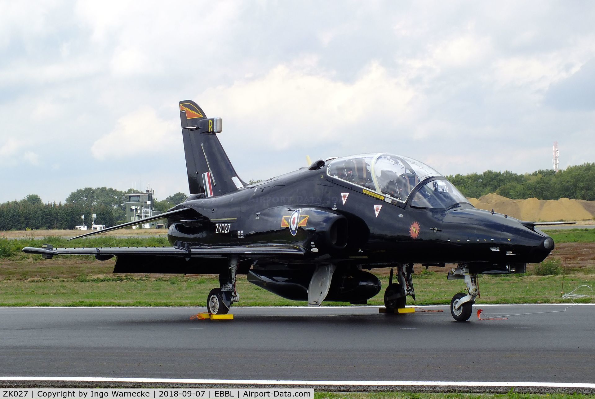 ZK027, 2009 British Aerospace Hawk T2 C/N RT018/1256, BAe Hawk T2 of the RAF at the 2018 BAFD spotters day, Kleine Brogel airbase