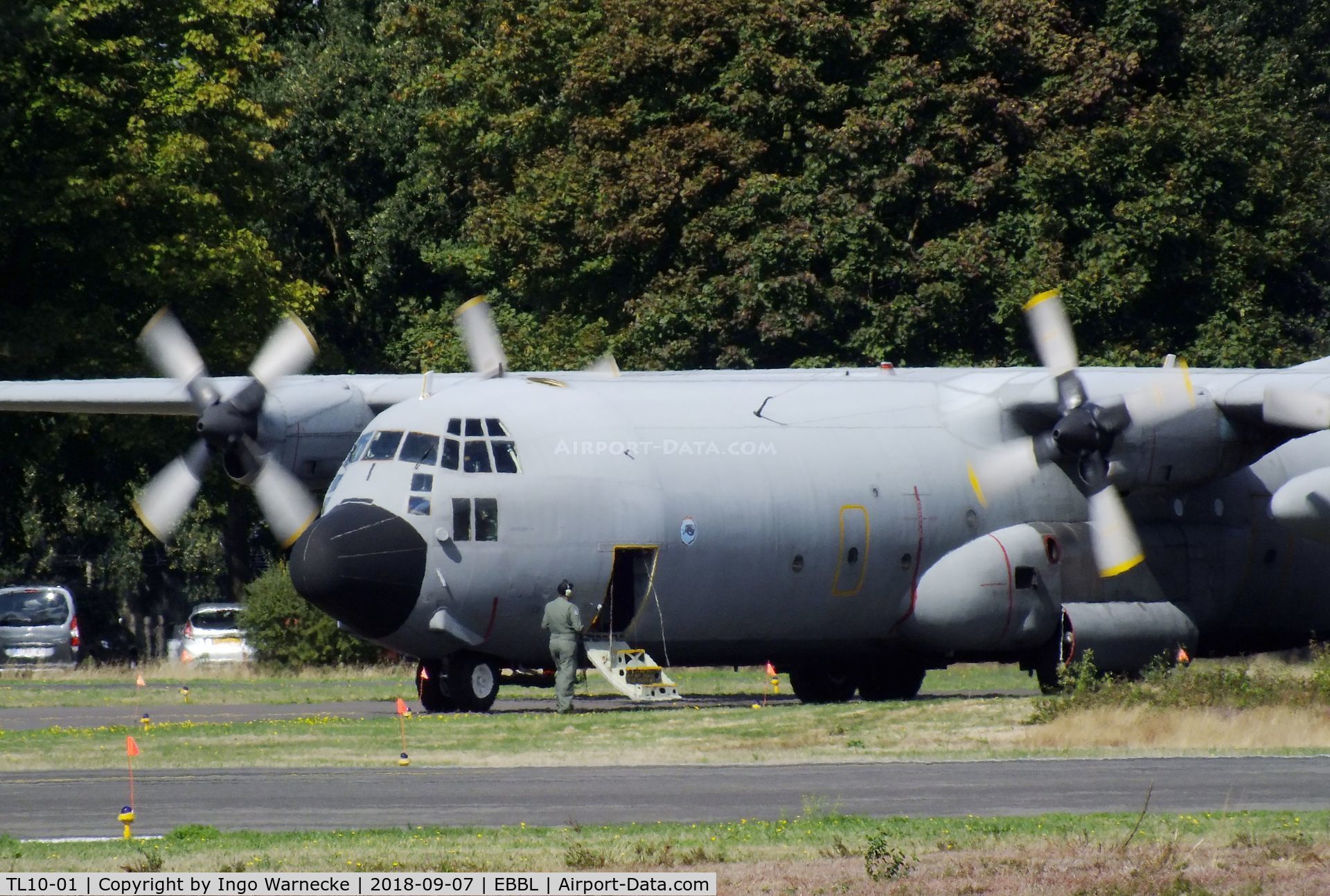TL10-01, 1988 Lockheed C-130H-30 Hercules C/N 382-5003, Lockheed C-130H-30 Hercules of the Ejercito del Aire (Spanish AF) at the 2018 BAFD spotters day, Kleine Brogel airbase