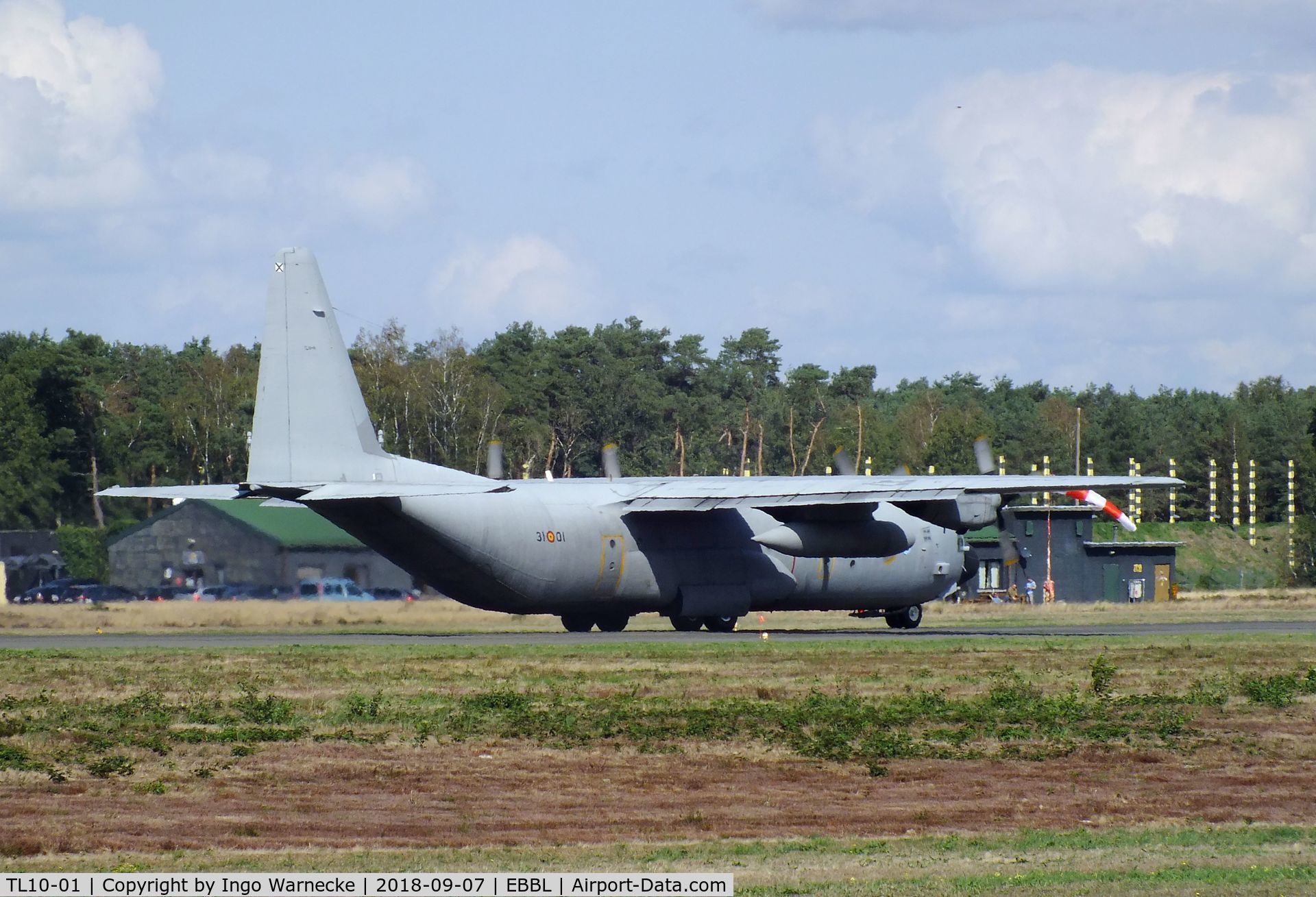 TL10-01, 1988 Lockheed C-130H-30 Hercules C/N 382-5003, Lockheed C-130H-30 Hercules of the Ejercito del Aire (Spanish AF) at the 2018 BAFD spotters day, Kleine Brogel airbase