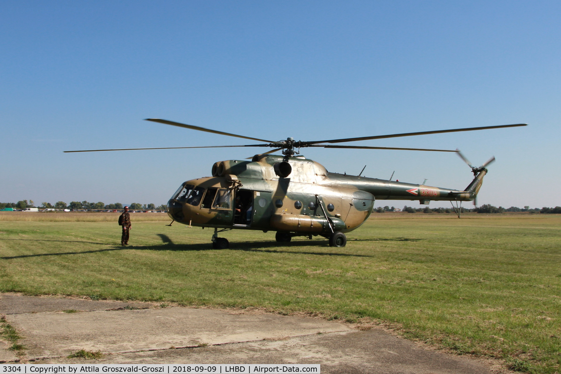 3304, 1985 Mil Mi-8T Hip C/N 20284, LHBD - Ex Military Air Base, Börgönd Airport Airshow 2018
