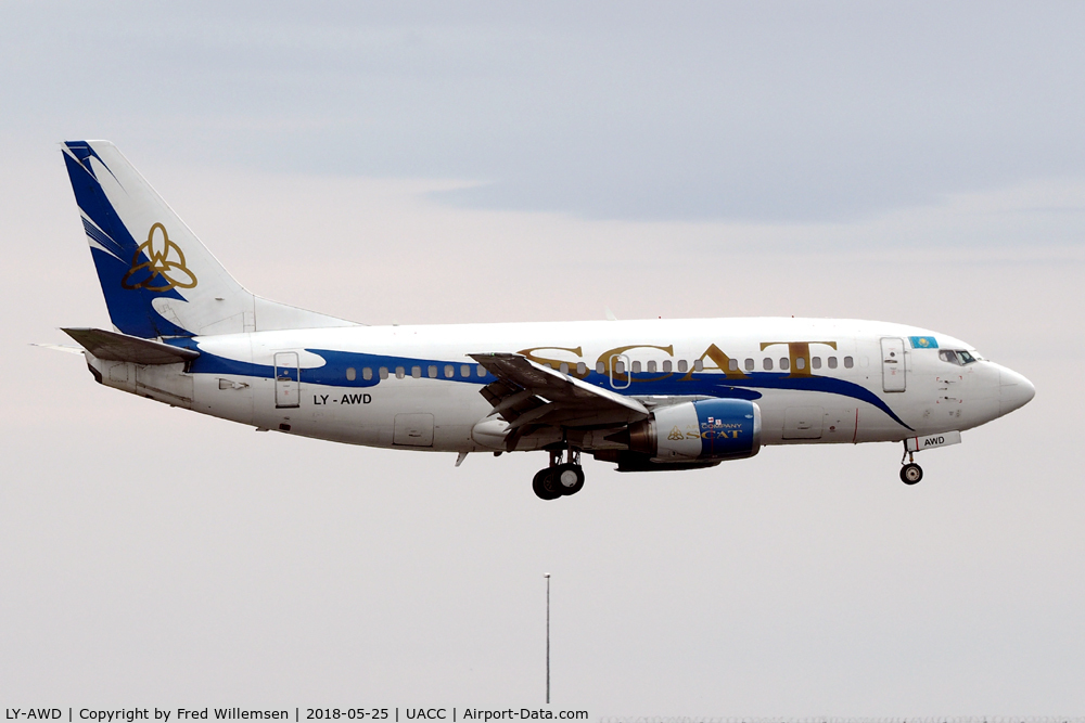 LY-AWD, 1993 Boeing 737-522 C/N 26739, SCAT.