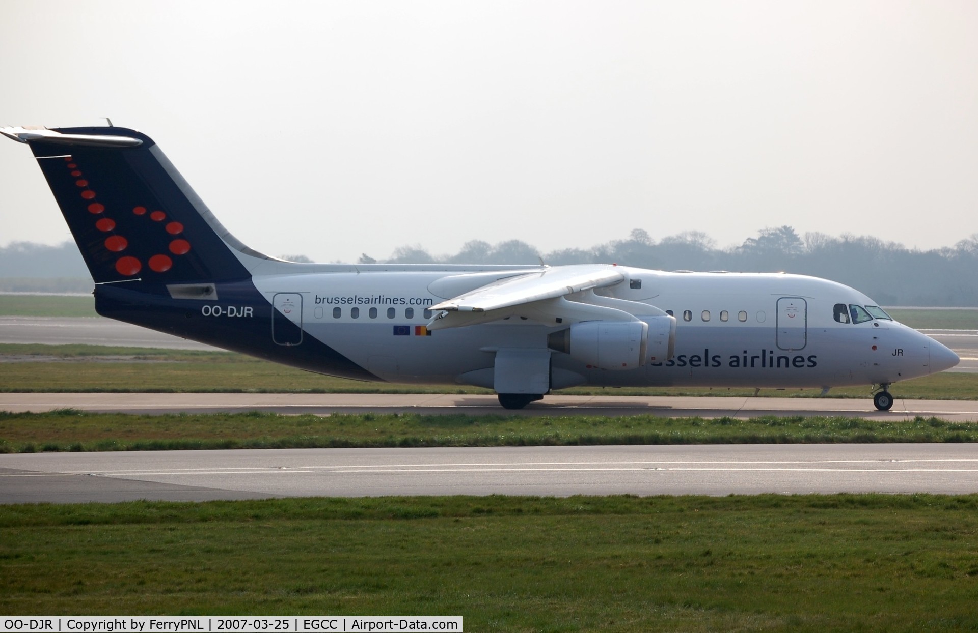OO-DJR, 1996 British Aerospace Avro 146-RJ85 C/N E.2290, Brussels Airlines RJ85