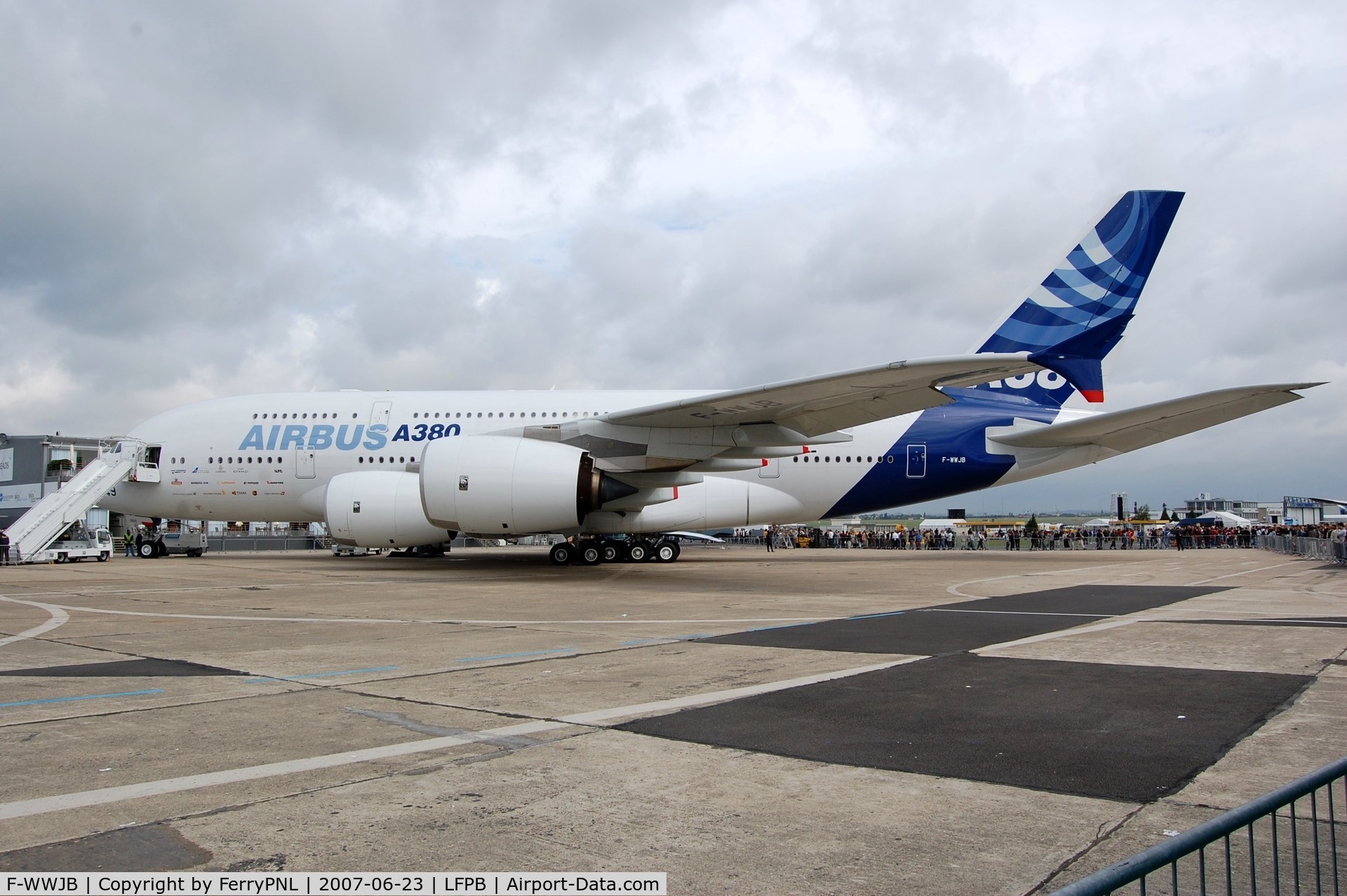 F-WWJB, 2006 Airbus A380-861 C/N 007, A380 demonstrator