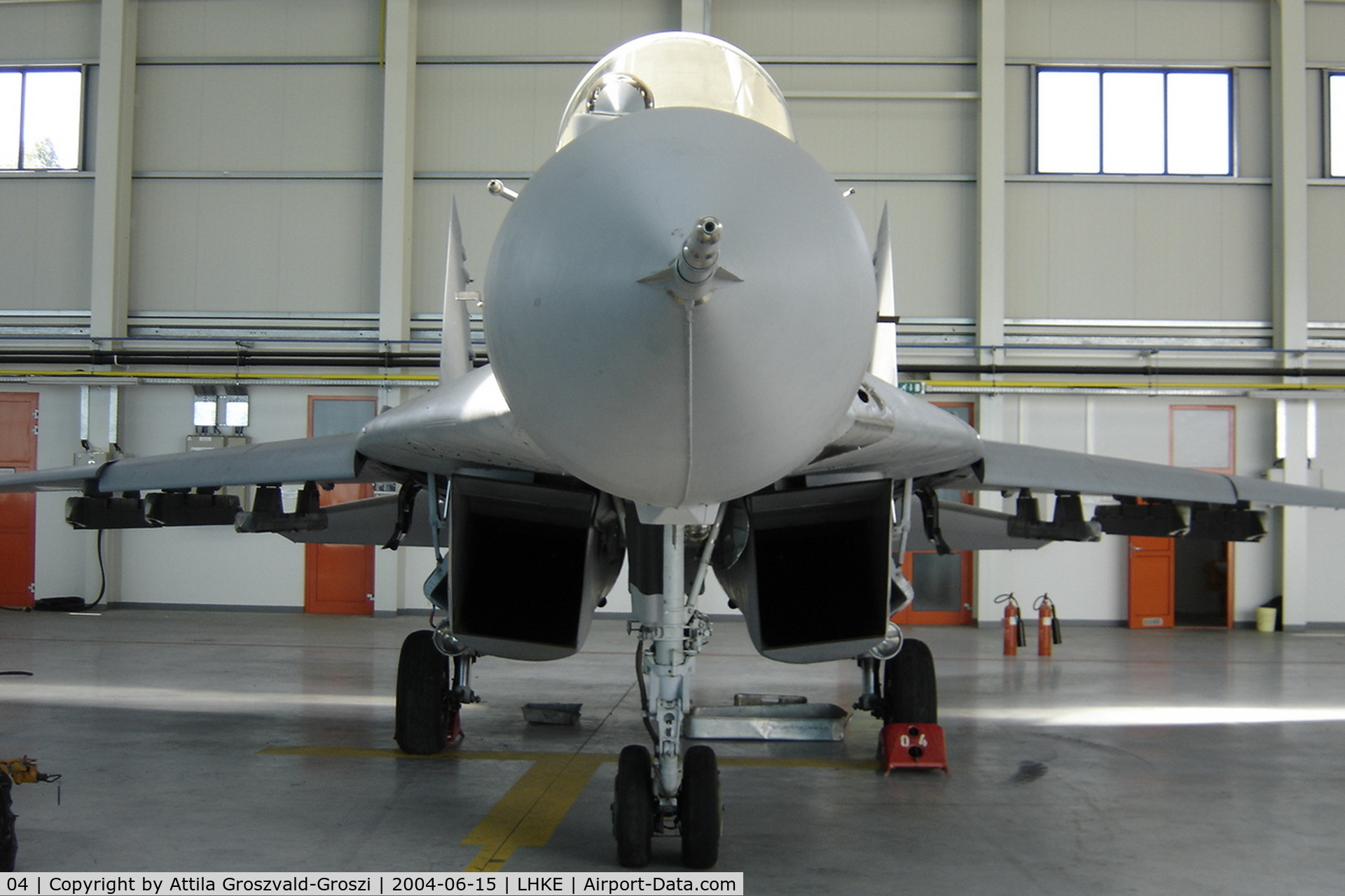 04, Mikoyan-Gurevich MiG-29B C/N 2960535127/4508, LHKE - Kecskemét Air Base, Hungary