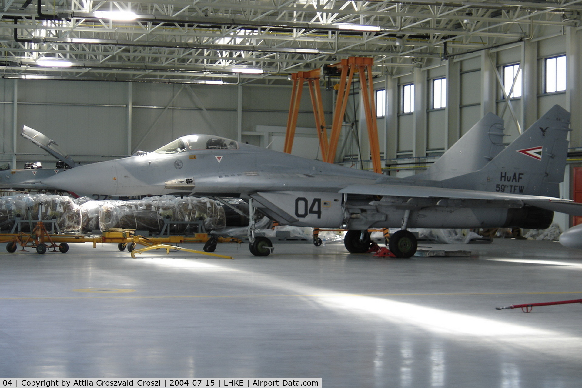 04, Mikoyan-Gurevich MiG-29B C/N 2960535127/4508, LHKE - Kecskemét Air Base, Hungary