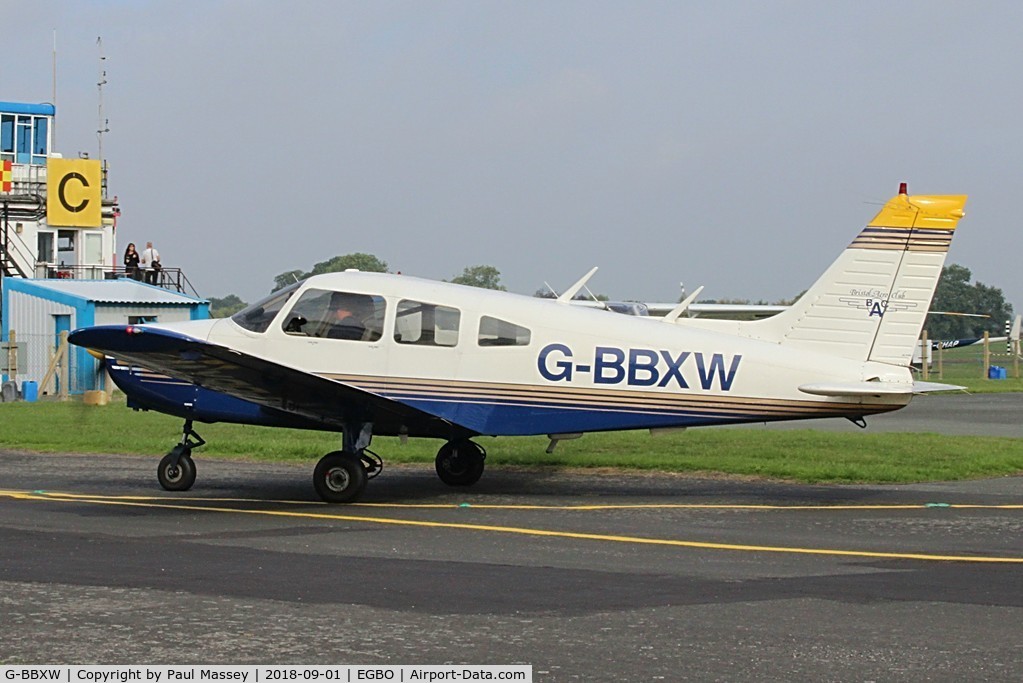 G-BBXW, 1973 Piper PA-28-151 Cherokee Warrior C/N 28-7415050, Operated by Bristol Aero Club. Ex:-PH-CPL, N9599N.