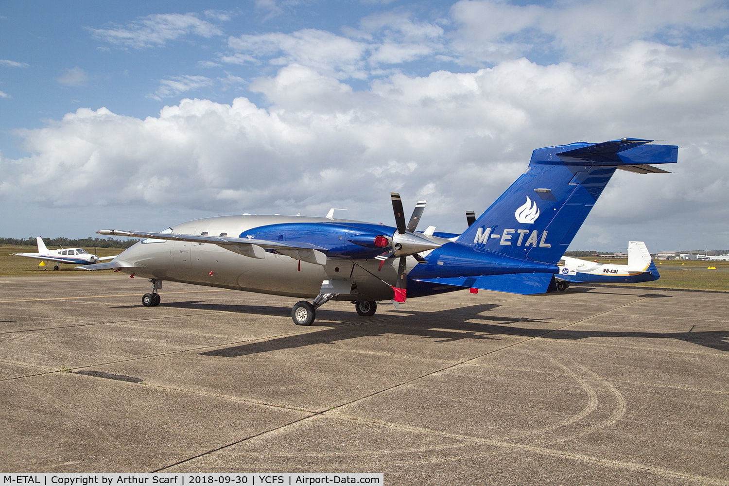 M-ETAL, 2009 Piaggio P-180 Avanti II C/N 1194, Coffs Harbour Airport 2018