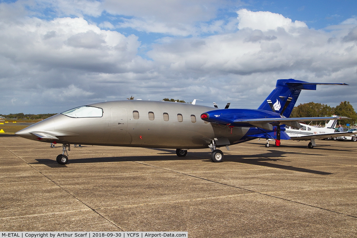 M-ETAL, 2009 Piaggio P-180 Avanti II C/N 1194, Coffs Harbour Airport 2018