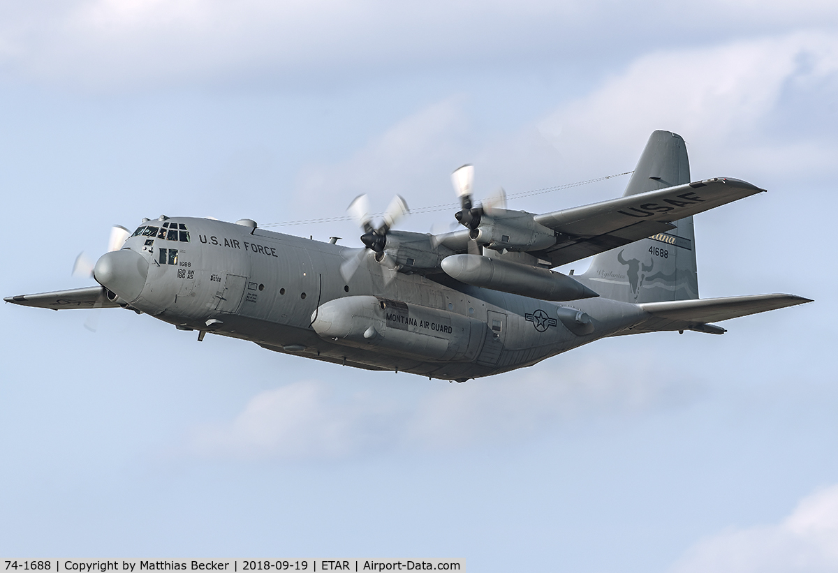 74-1688, 1974 Lockheed C-130H Hercules C/N 382-4675, 74-1688
