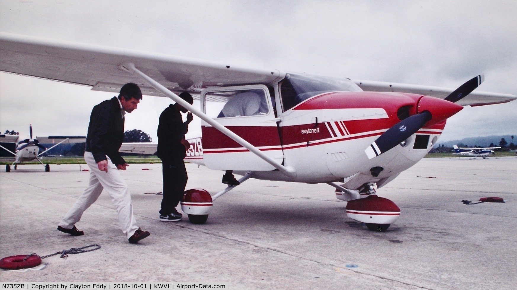 N735ZB, Cessna 182Q Skylane C/N 18265805, Watsonville Airport California 2005.