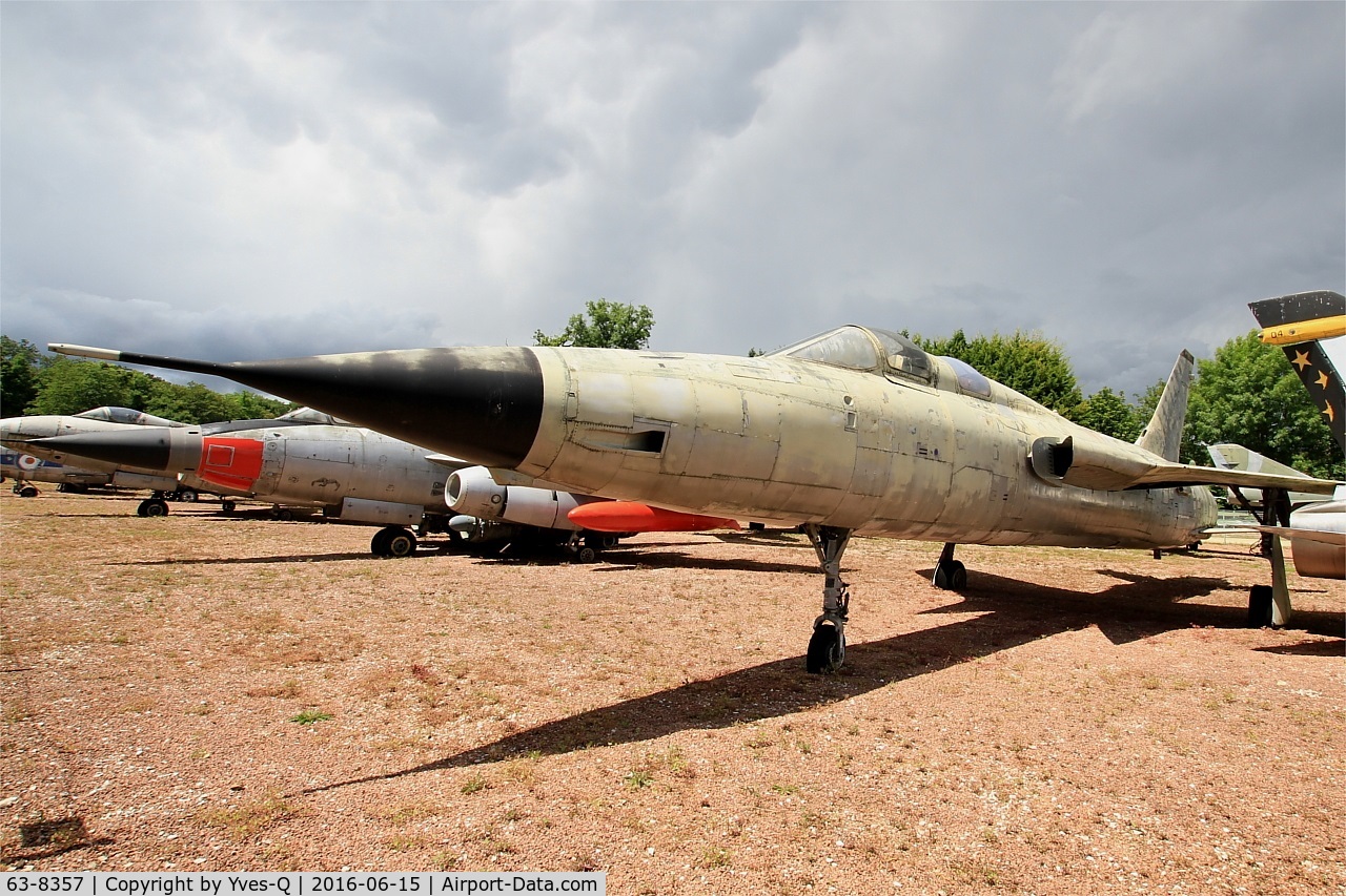 63-8357, Republic F-105F Thunderchief C/N F134, Republic F-105F Thunderchief, Savigny-Les Beaune Museum