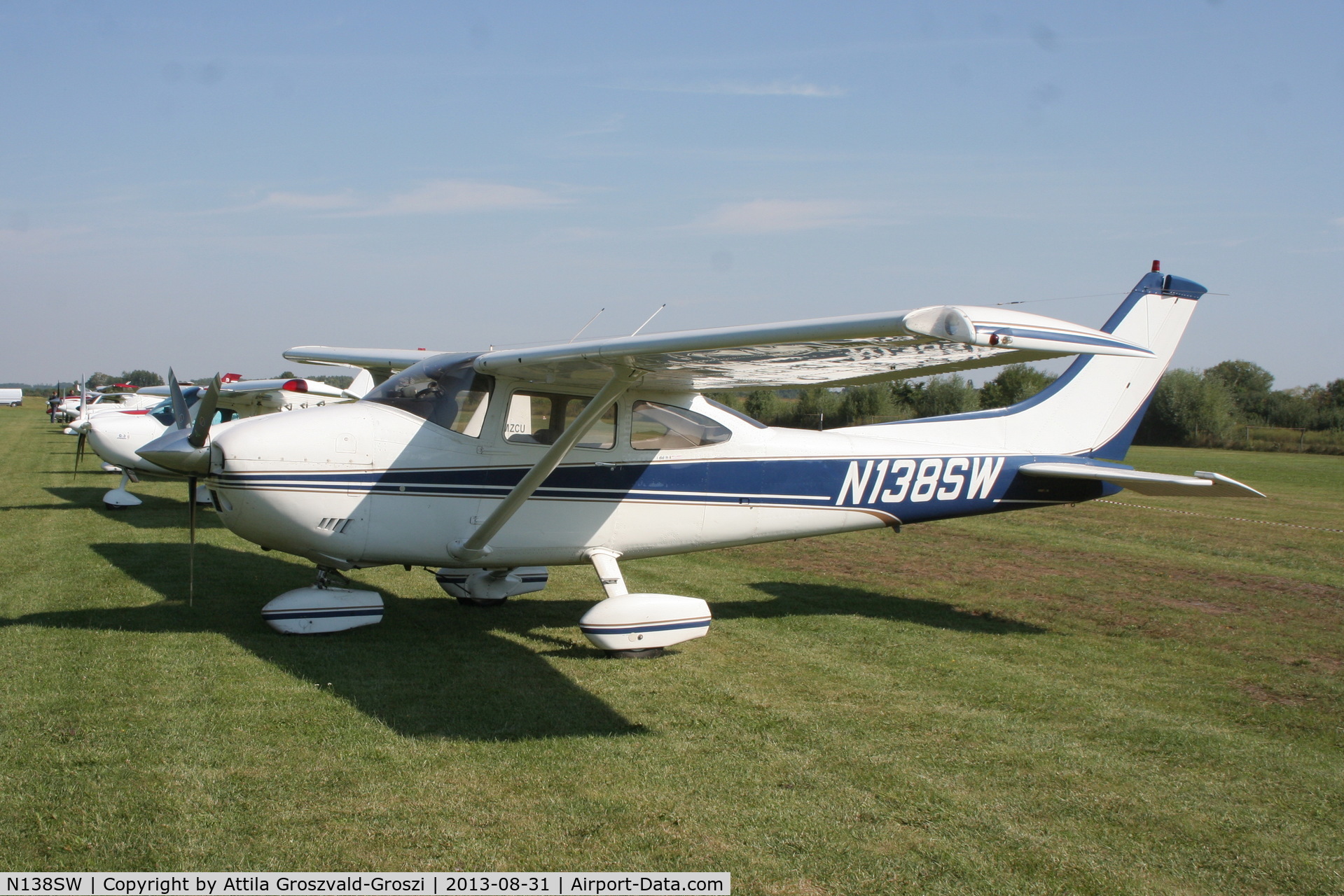 N138SW, 1977 Cessna 182Q Skylane C/N 18265569, II. Cirrus-Hertelendy Aviator's Weekend , Hertelendy Castle Airfield Hungary