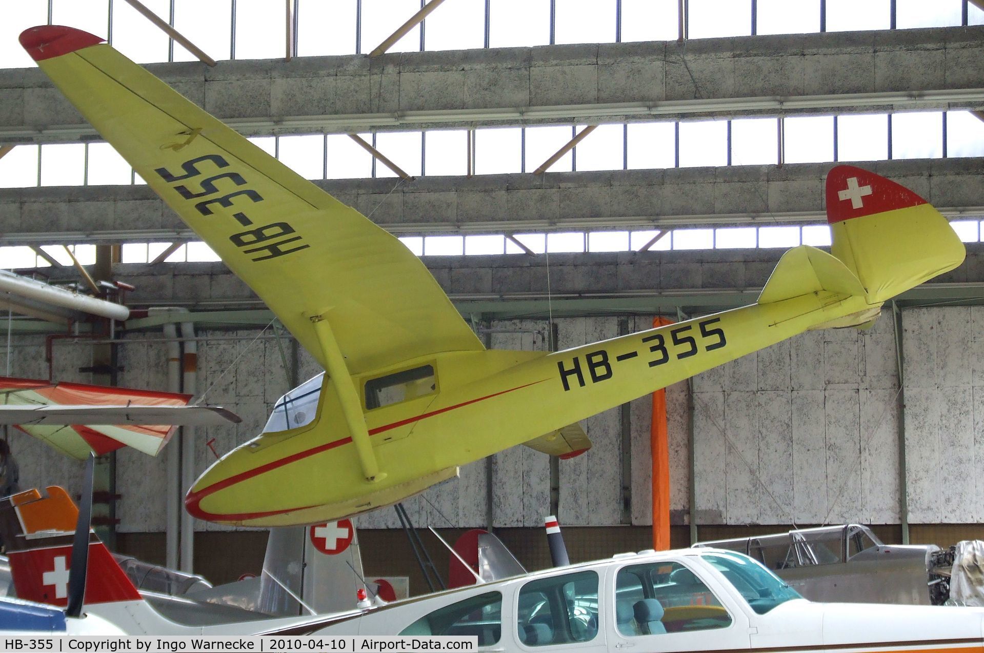 HB-355, 1942 Spalinger S-21H C/N unknown_HB-355, Spalinger S-21H at the Fliegermuseum Altenrhein