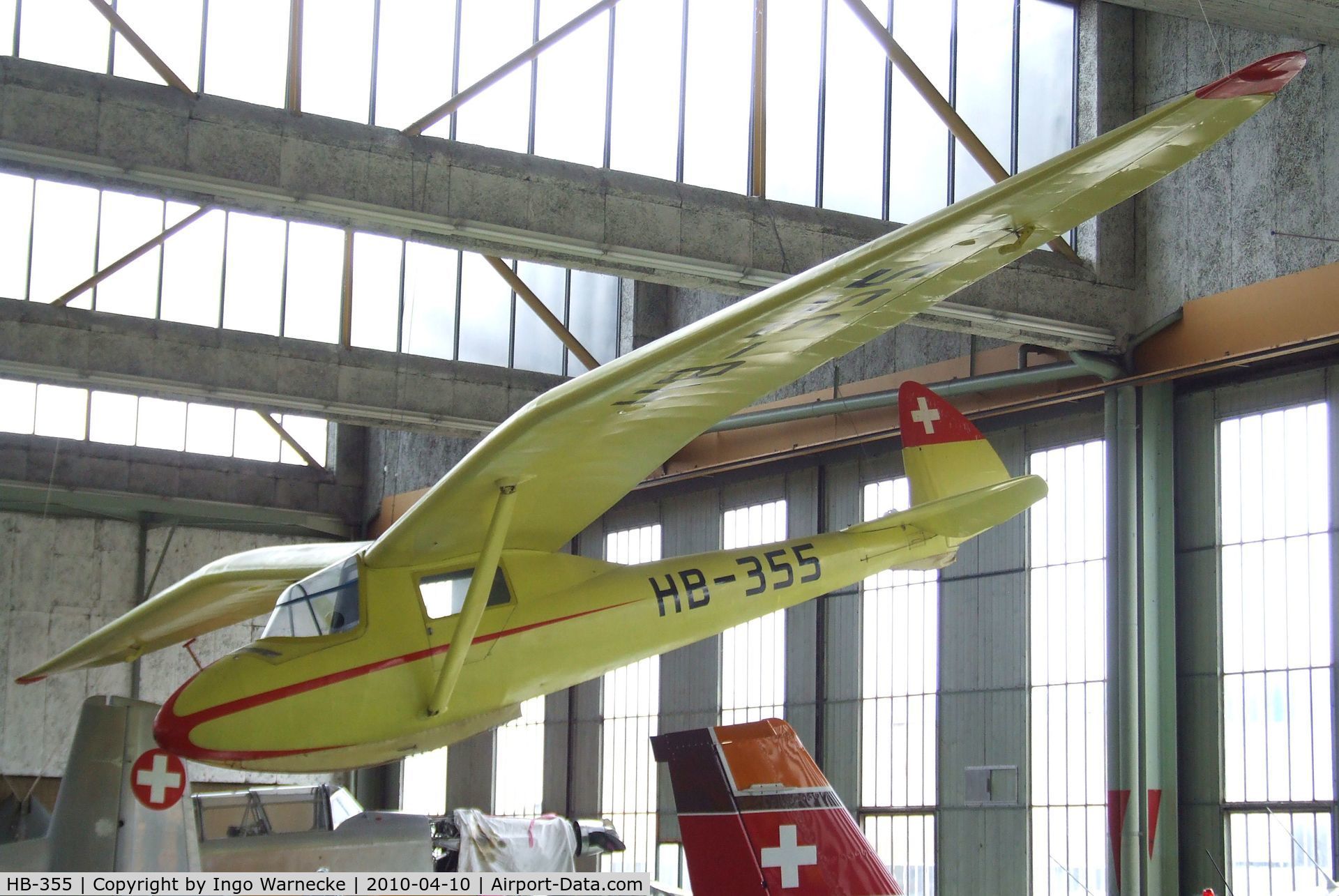 HB-355, 1942 Spalinger S-21H C/N unknown_HB-355, Spalinger S-21H at the Fliegermuseum Altenrhein