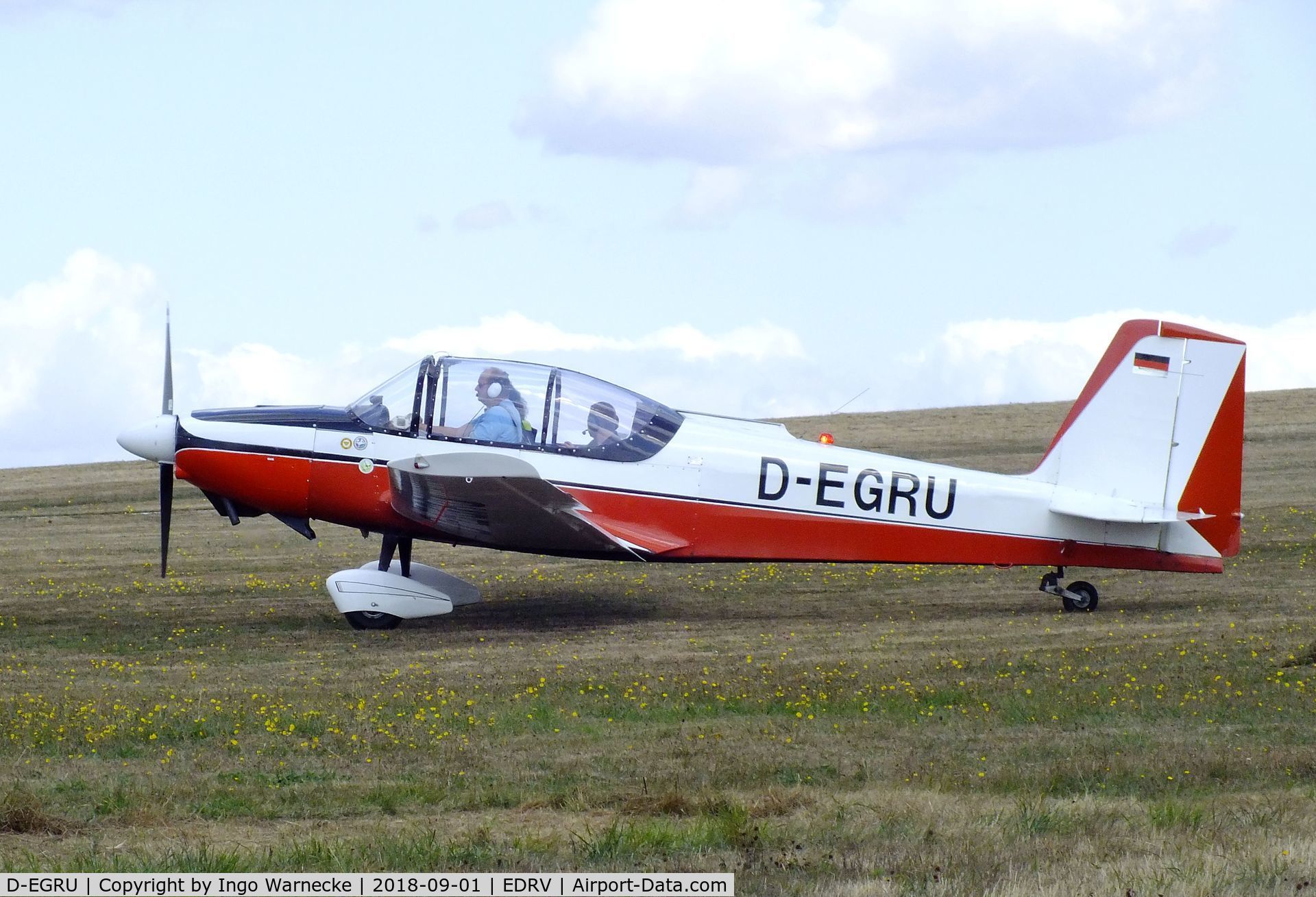 D-EGRU, 1964 Oberlerchner Job 15-180/2 C/N 055, Oberlerchner JOB-15-180/2 at the 2018 Flugplatzfest Wershofen