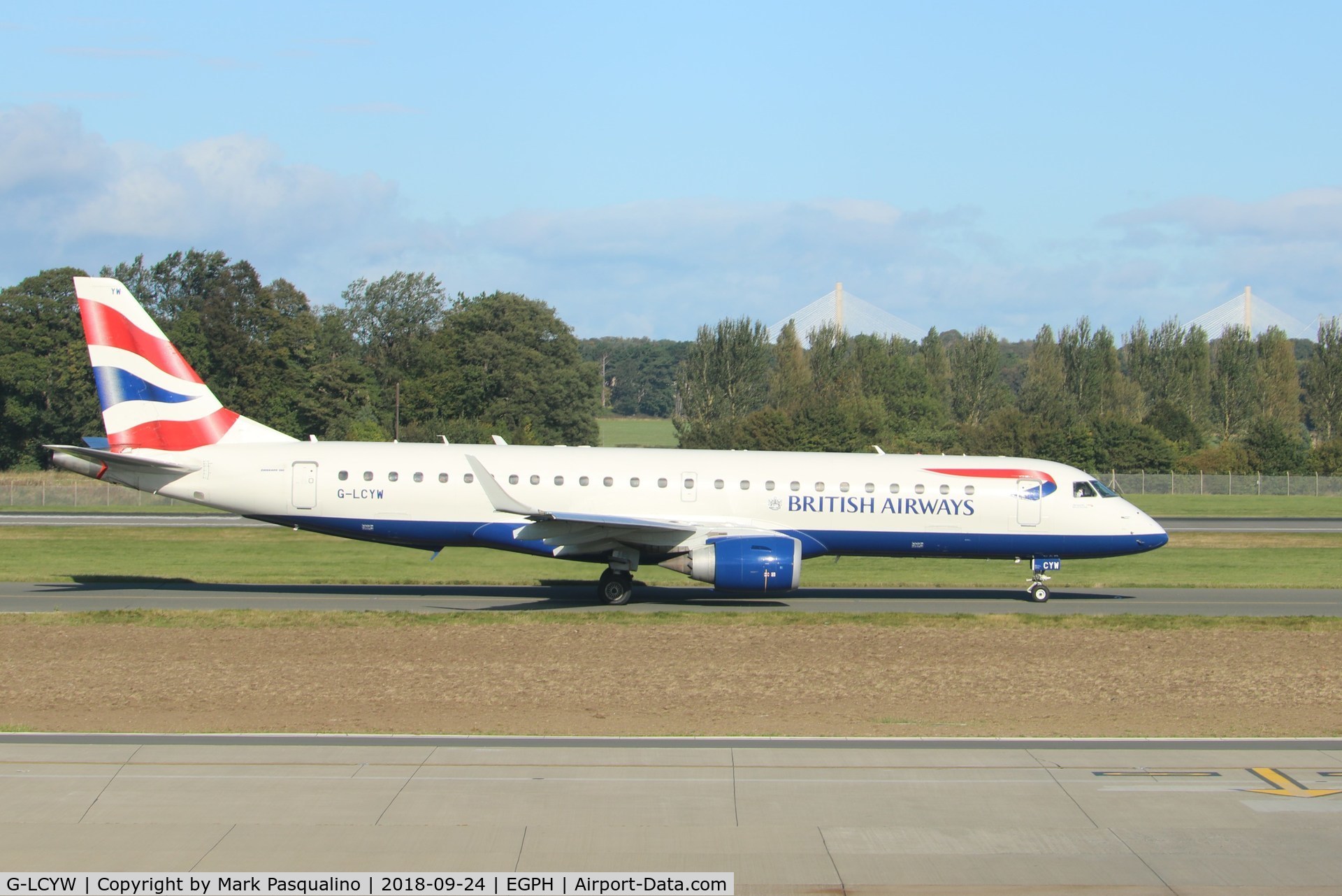 G-LCYW, 2008 Embraer 190SR (ERJ-190-100SR) C/N 19000163, ERJ-190-100SR