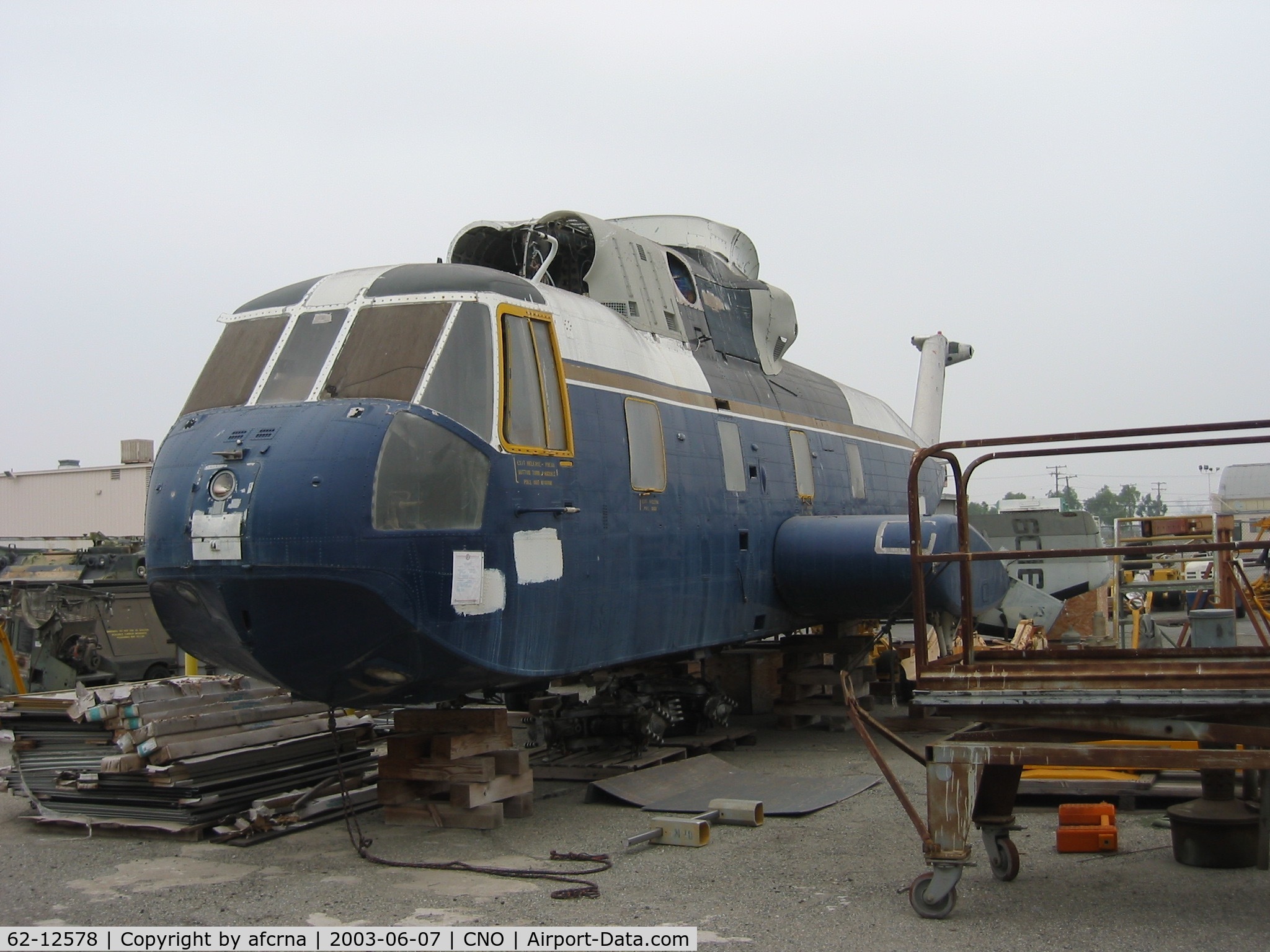62-12578, 1962 Sikorsky CH-3C C/N 61.503, DERELICT