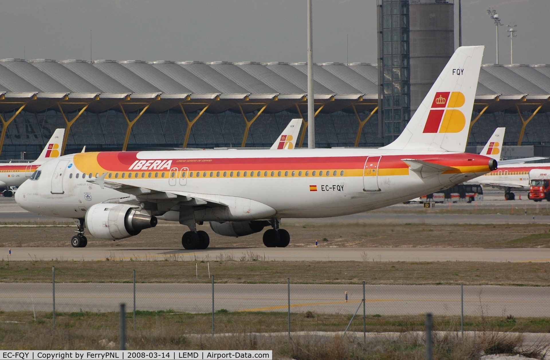 EC-FQY, 1992 Airbus A320-211 C/N 356, Iberia A320, stored since 2013 in MAD