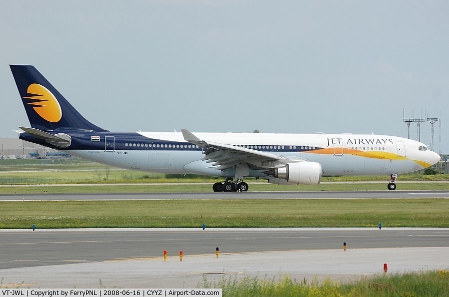VT-JWL, 2008 Airbus A330-203 C/N 901, Jet Airways A332 now fying for Turkish