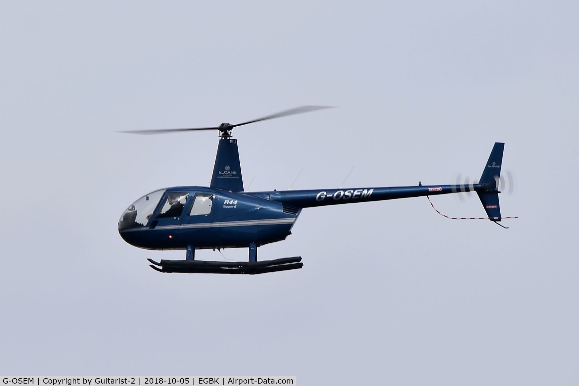 G-OSEM, 2014 Robinson R44 Clipper II C/N 13665, At Sywell