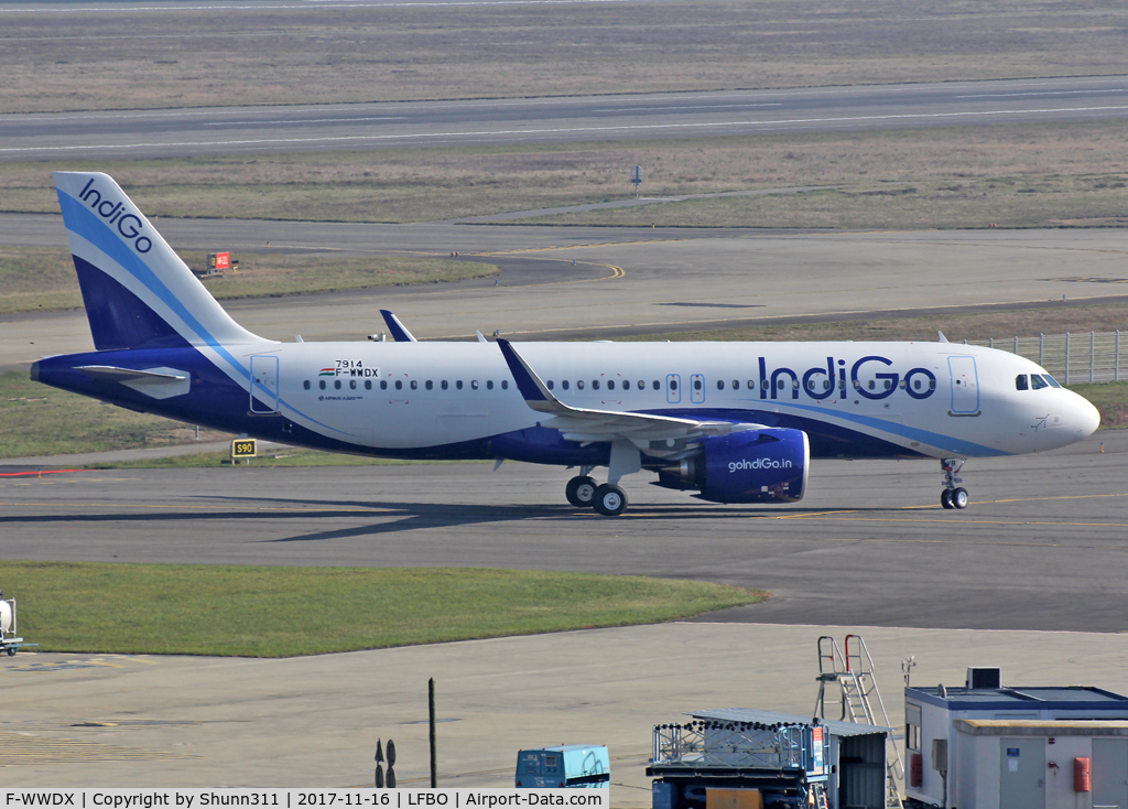 F-WWDX, 2017 Airbus A320-271N C/N 7914, C/n 7914 - To be VT-IVB