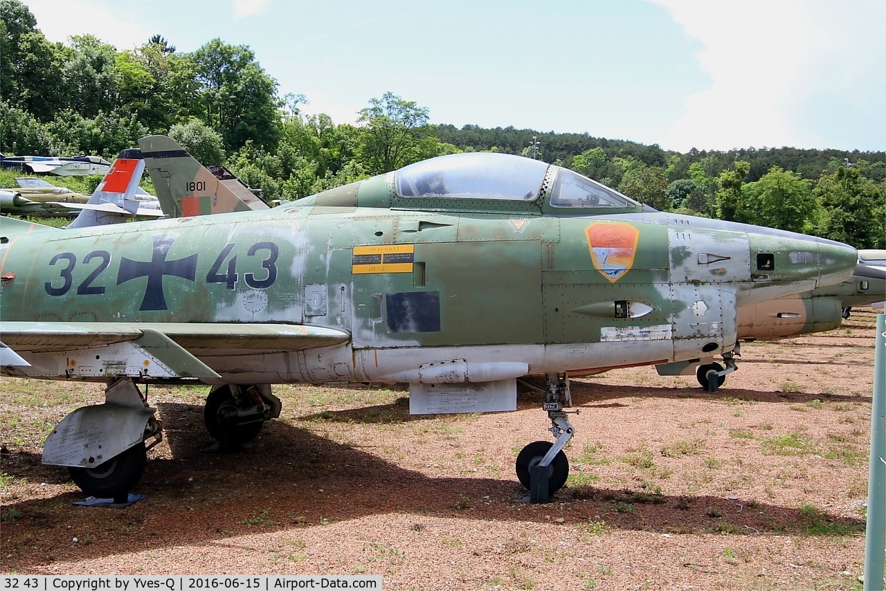 32 43, Fiat G-91R/3 C/N D512, Fiat G-91R-3, Savigny-Les Beaune Museum