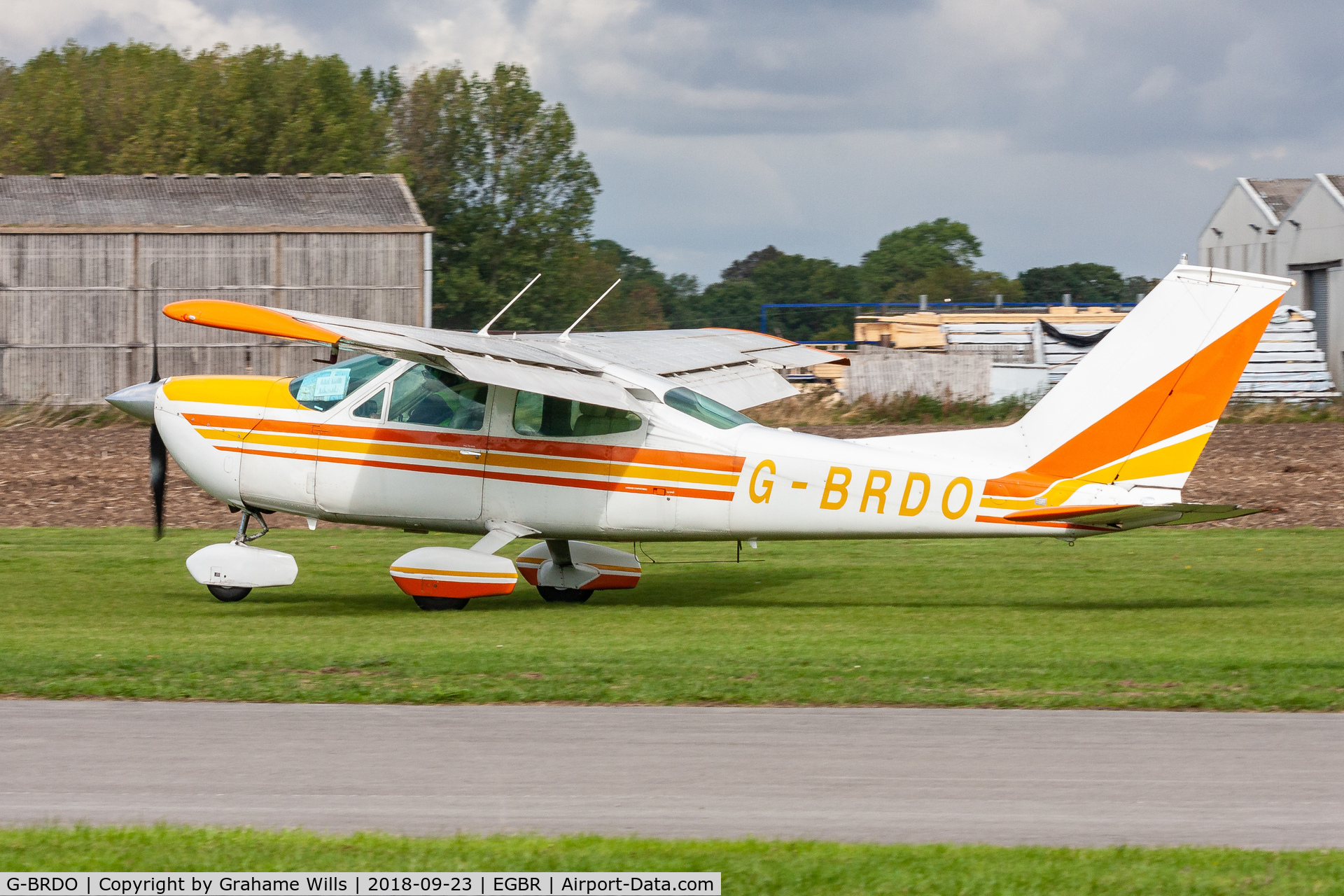 G-BRDO, 1975 Cessna 177B Cardinal C/N 17702166, Cessna 177B G-BRDO Cardinal Aviation, Breighton 23/9/18