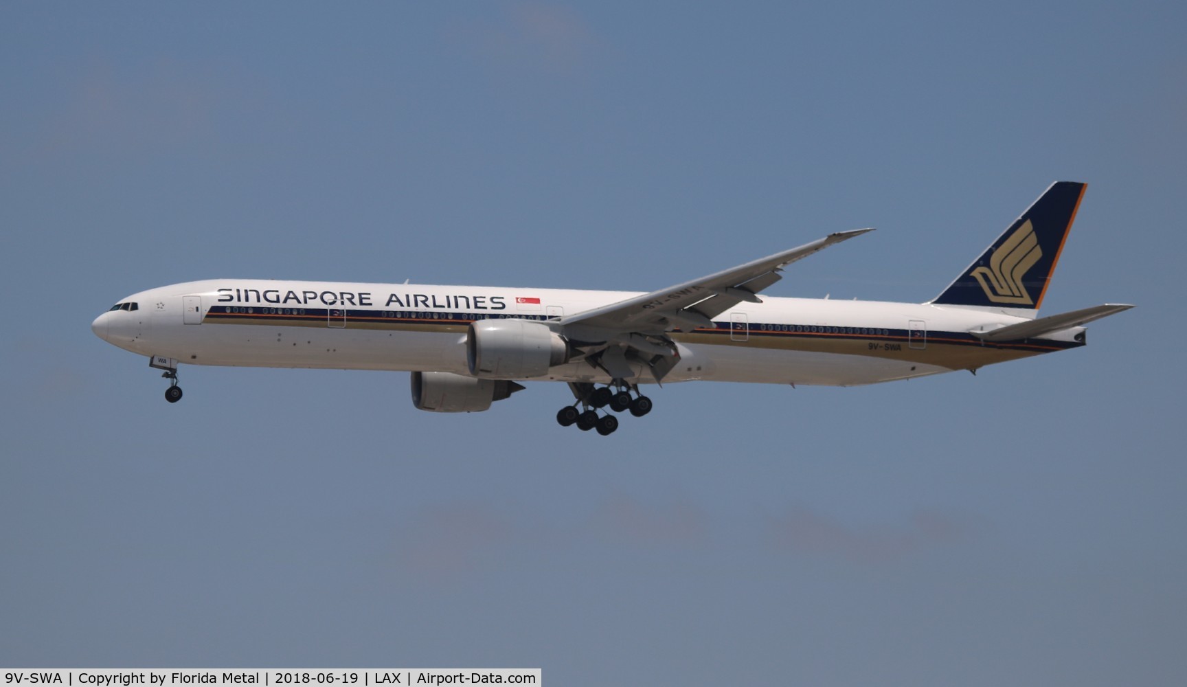 9V-SWA, 2006 Boeing 777-312/ER C/N 34568, Singapore